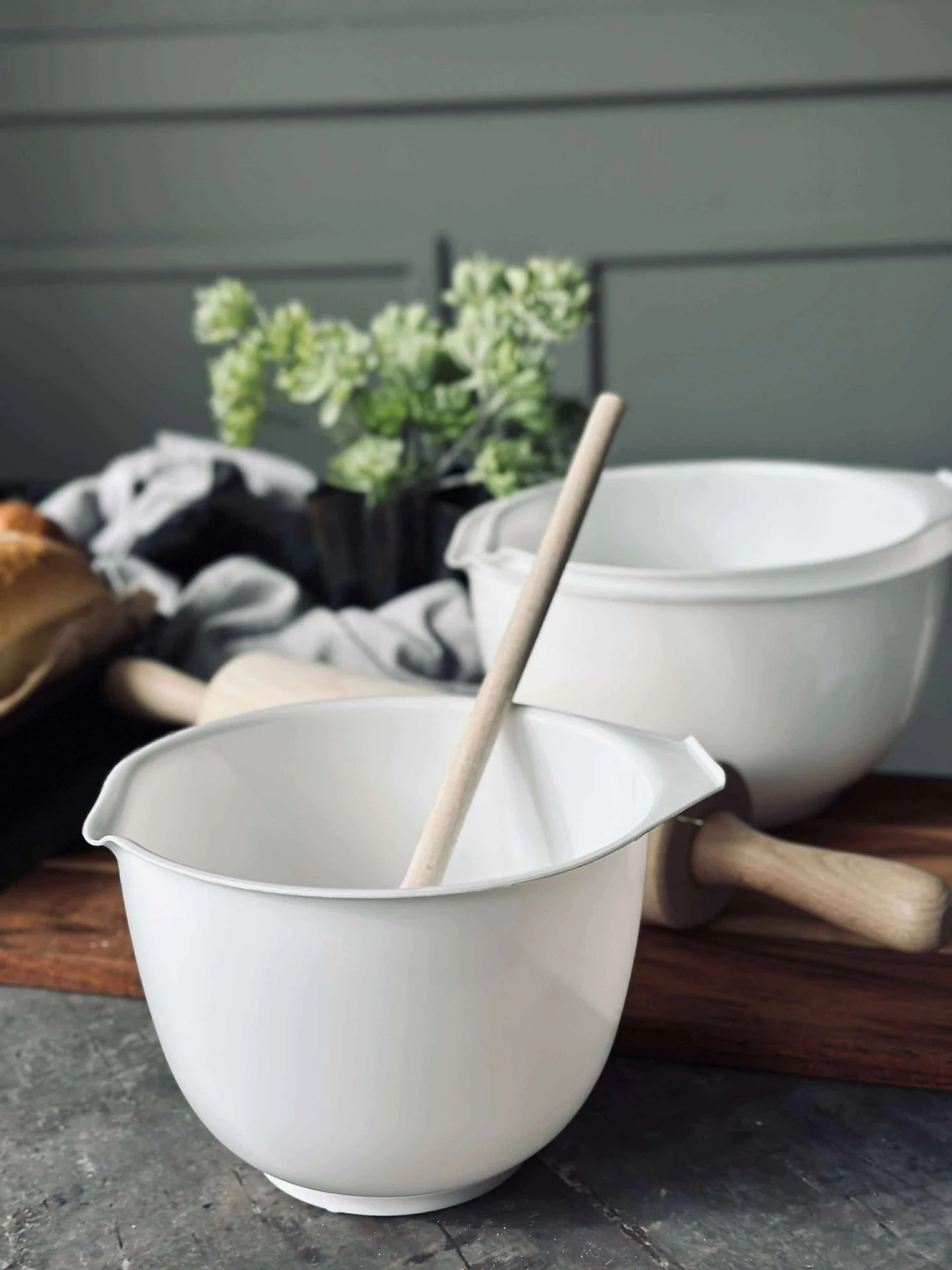 Røreskåler Hvit - Sett med 3 stk. - Image 5