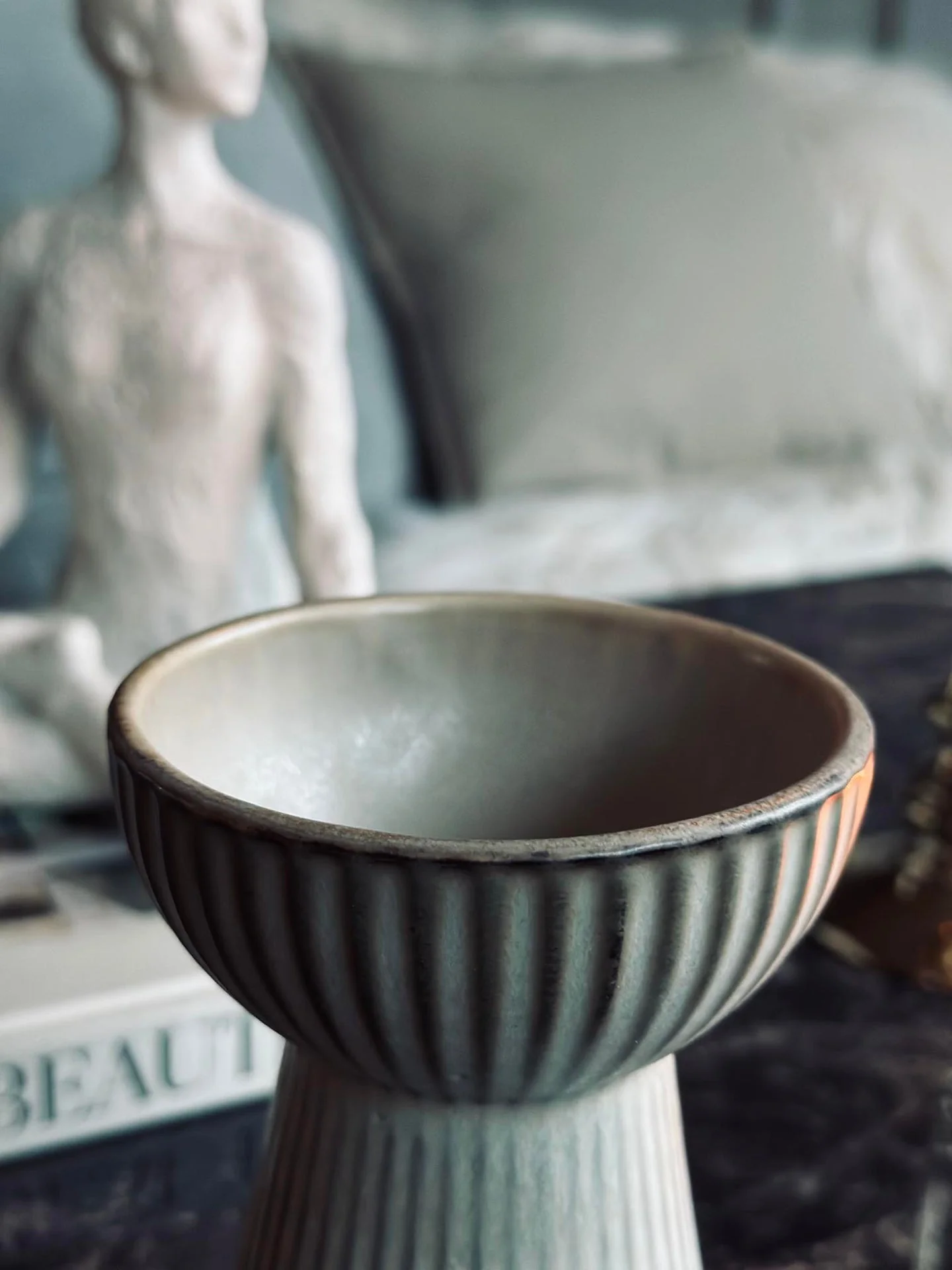Hyacintvase VIGA - Matt brun - Image 8