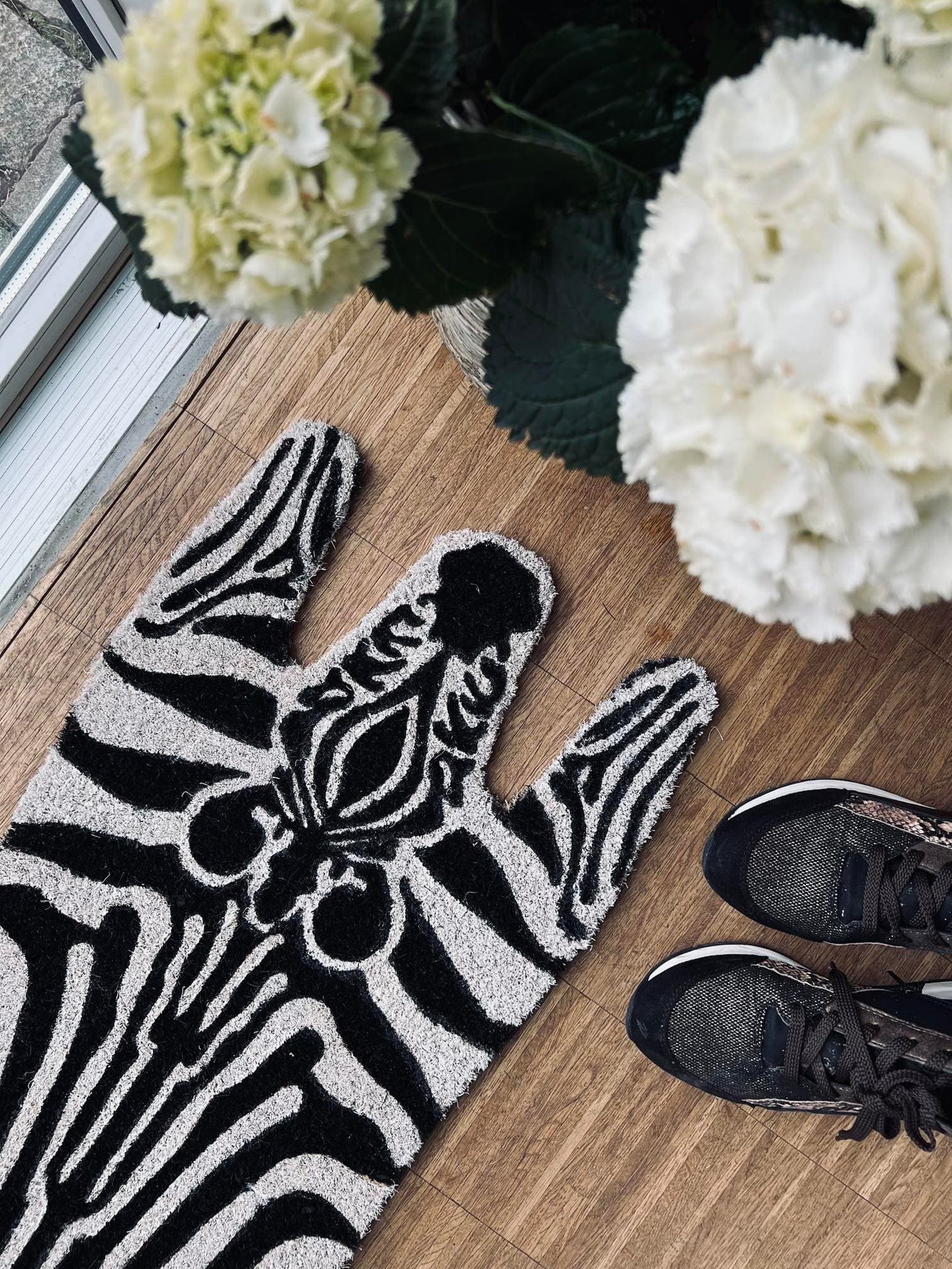 DØRMATTE 40x75 ZEBRA Kokos