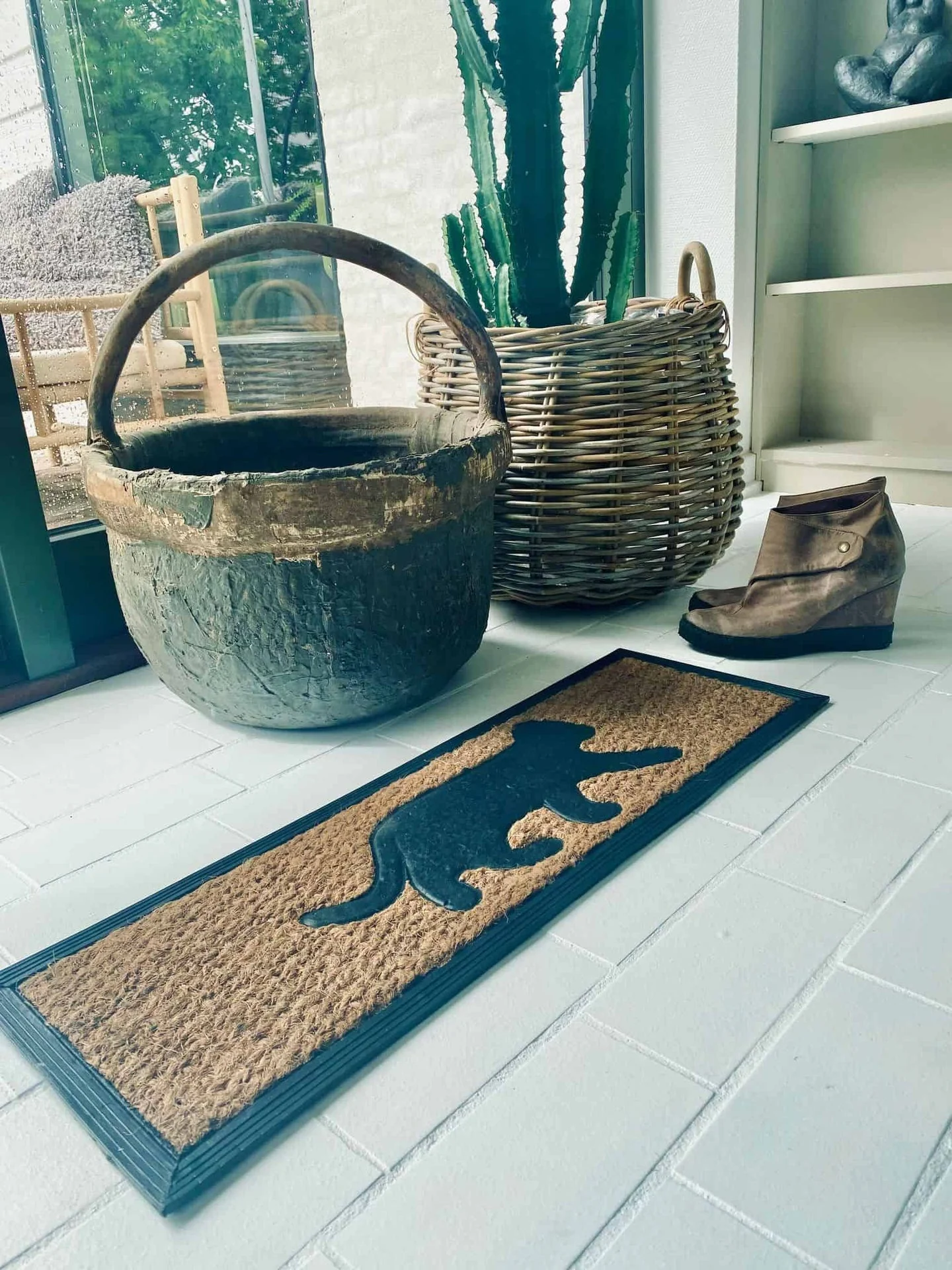 Dørmatte med katt -25x75cm - Image 2