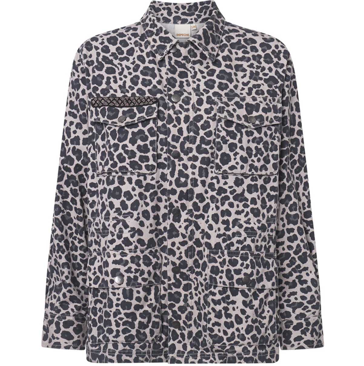 Jakke Leopard Grey - Image 2