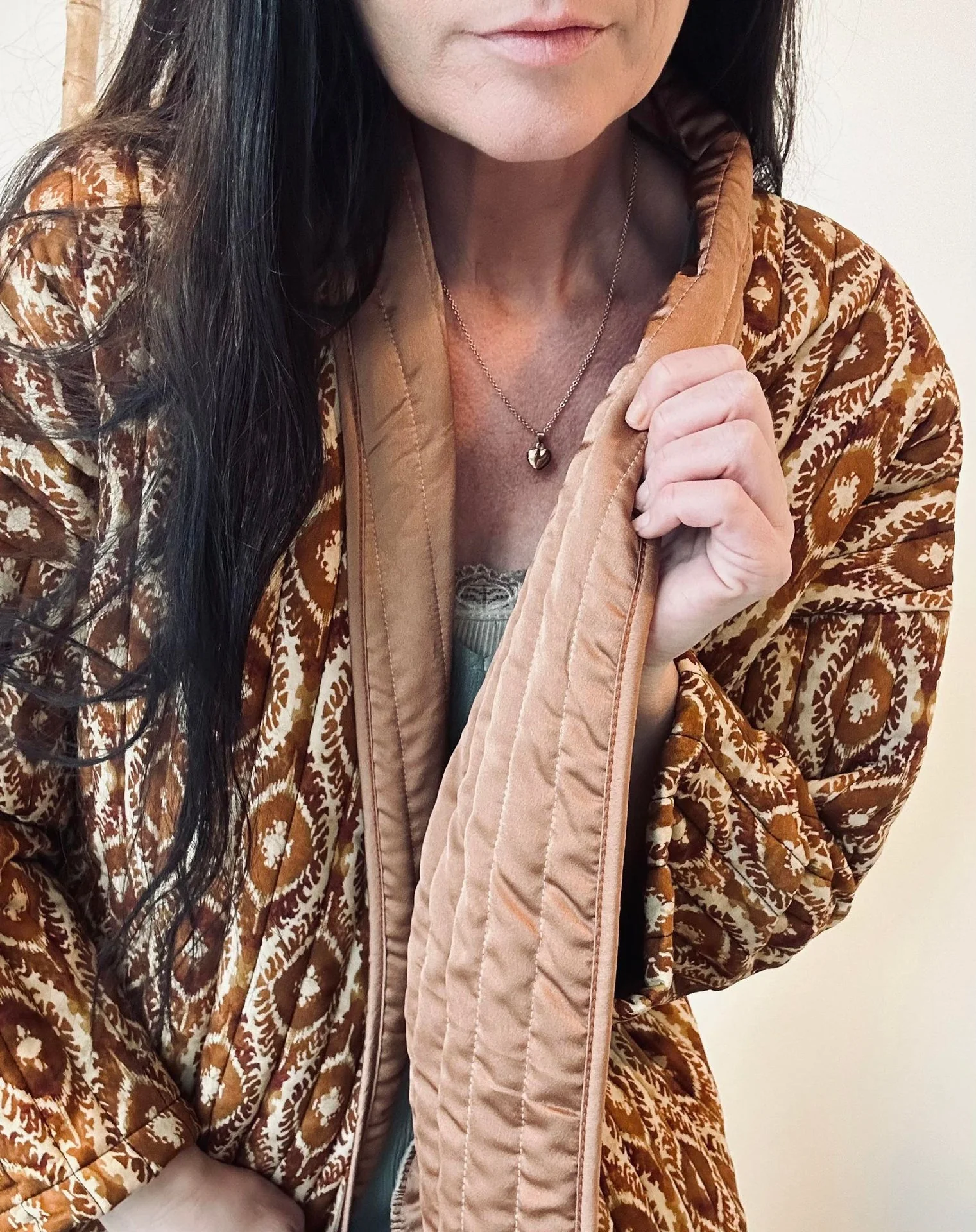 Jakke Quilt cognac - Image 3
