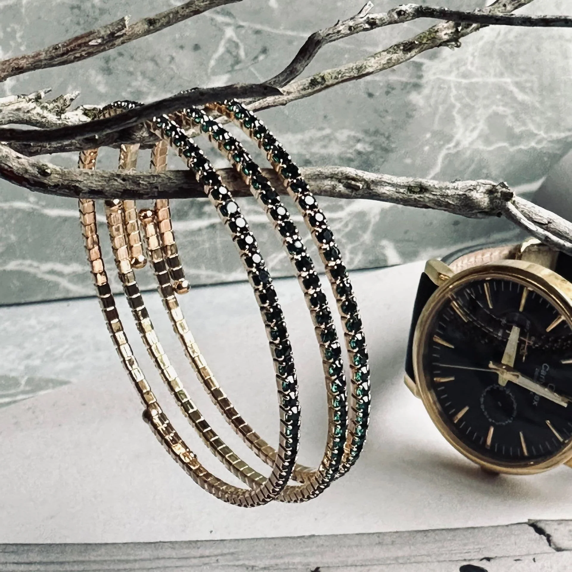 Armbånd Judith - Mørkegrønn - Image 5