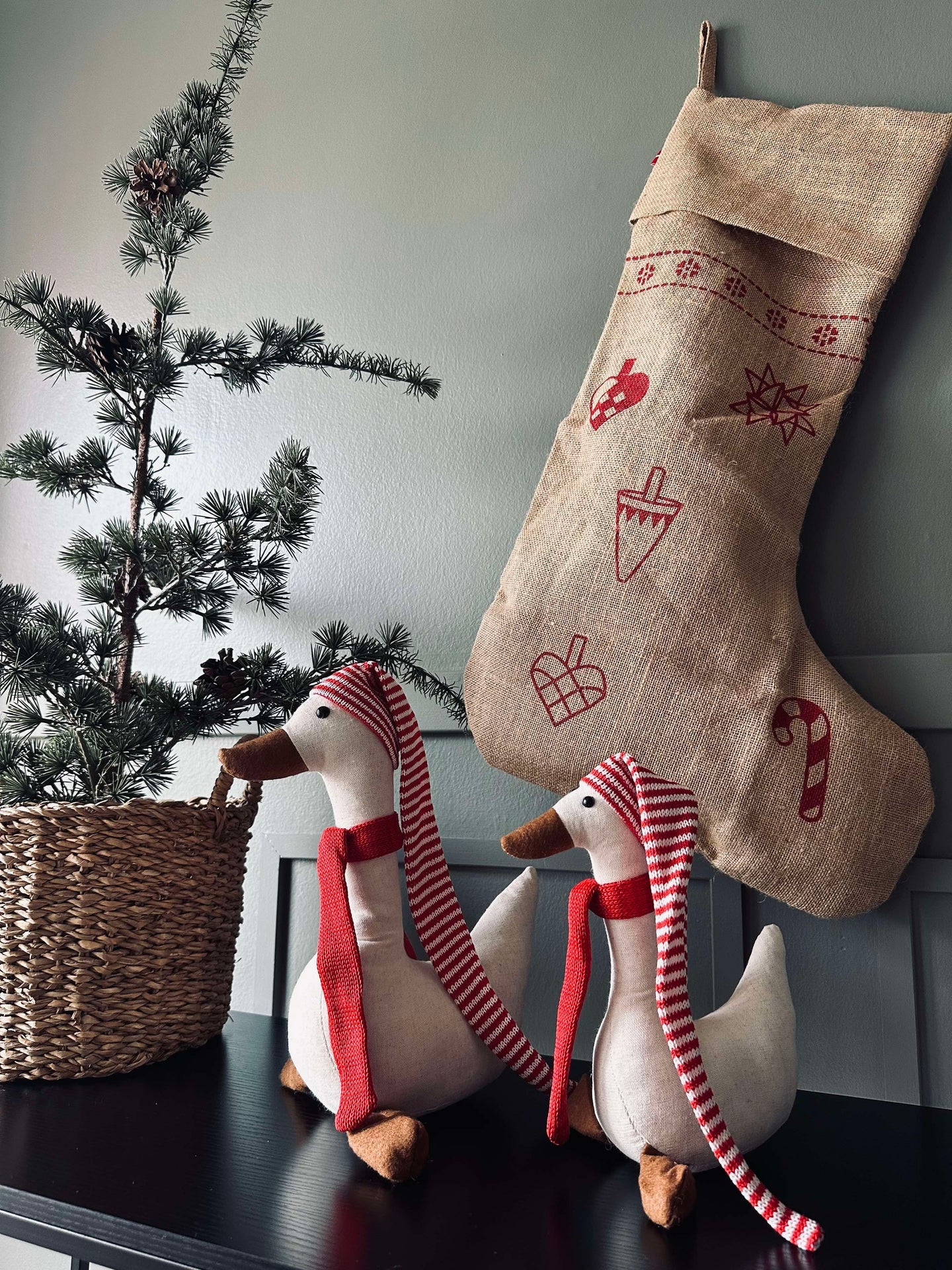 Juleand med lue - Small