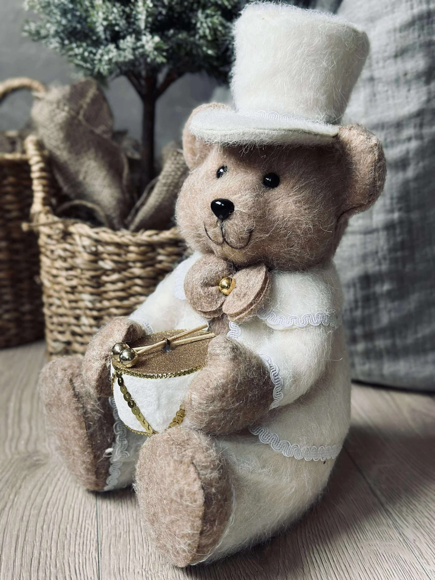 Jule bamse - Sittende - Image 3