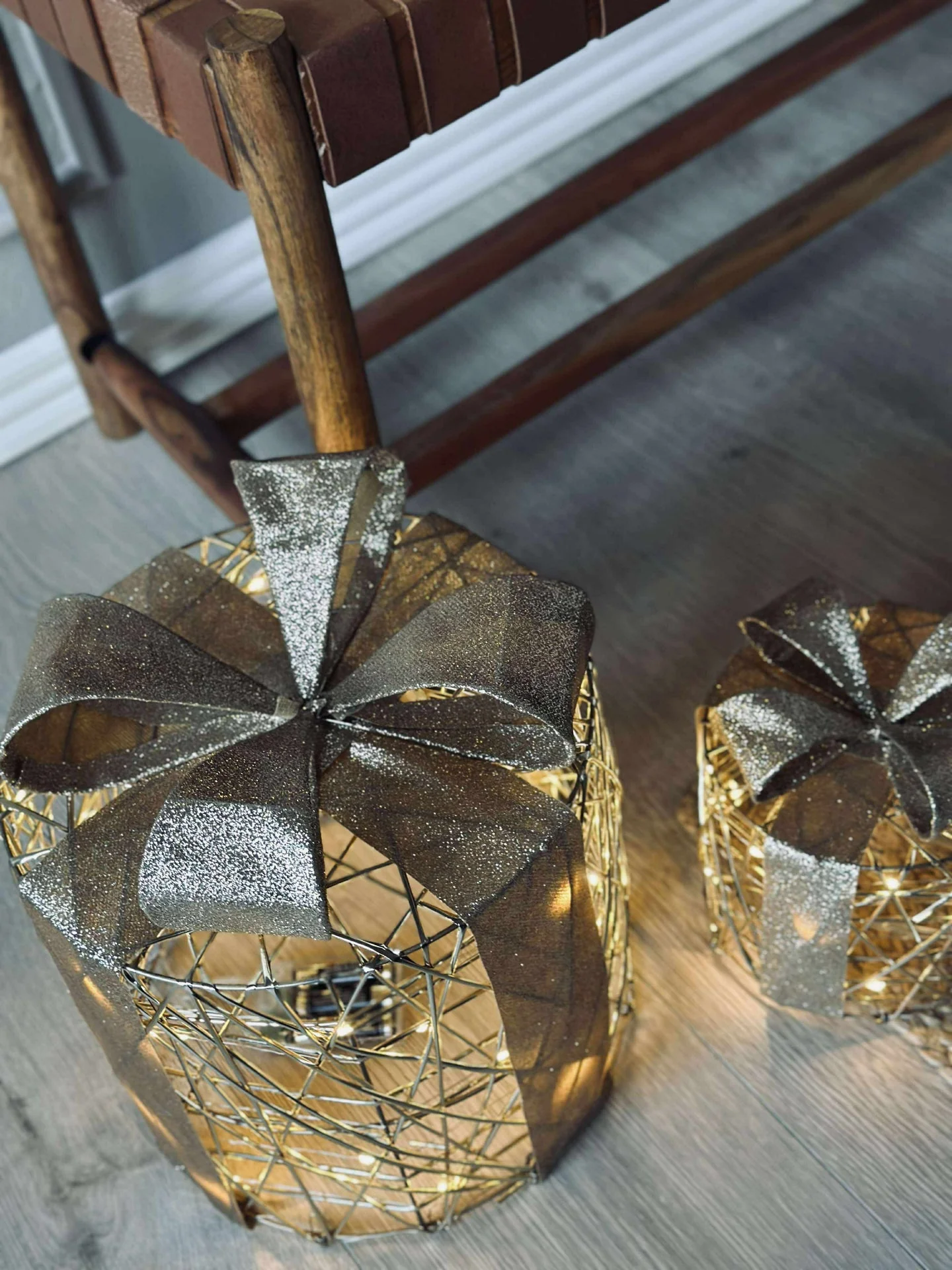 Julegaver med LED-lys - 3 stk. - Image 9