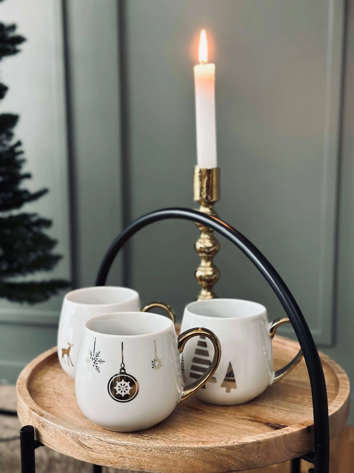 Julekopp med gullmotiv - Image 5