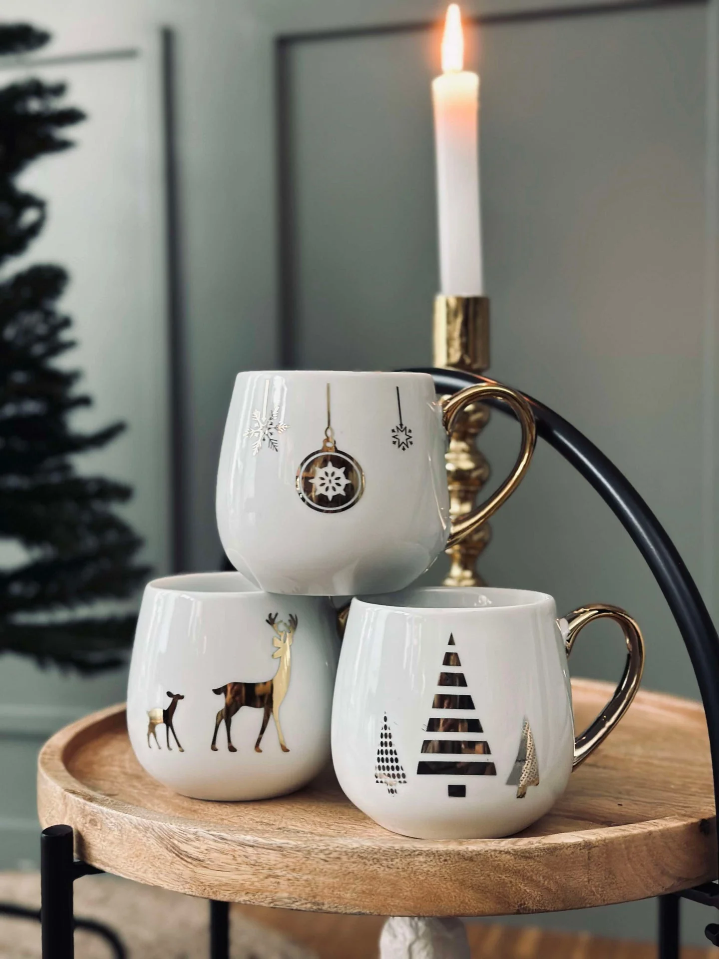 Julekopp med gullmotiv - Image 6
