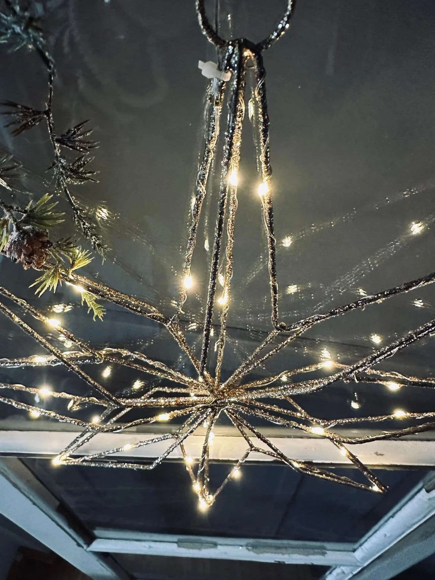 Julestjerne med LED-lys 40 cm - timerfunksjon - Image 3