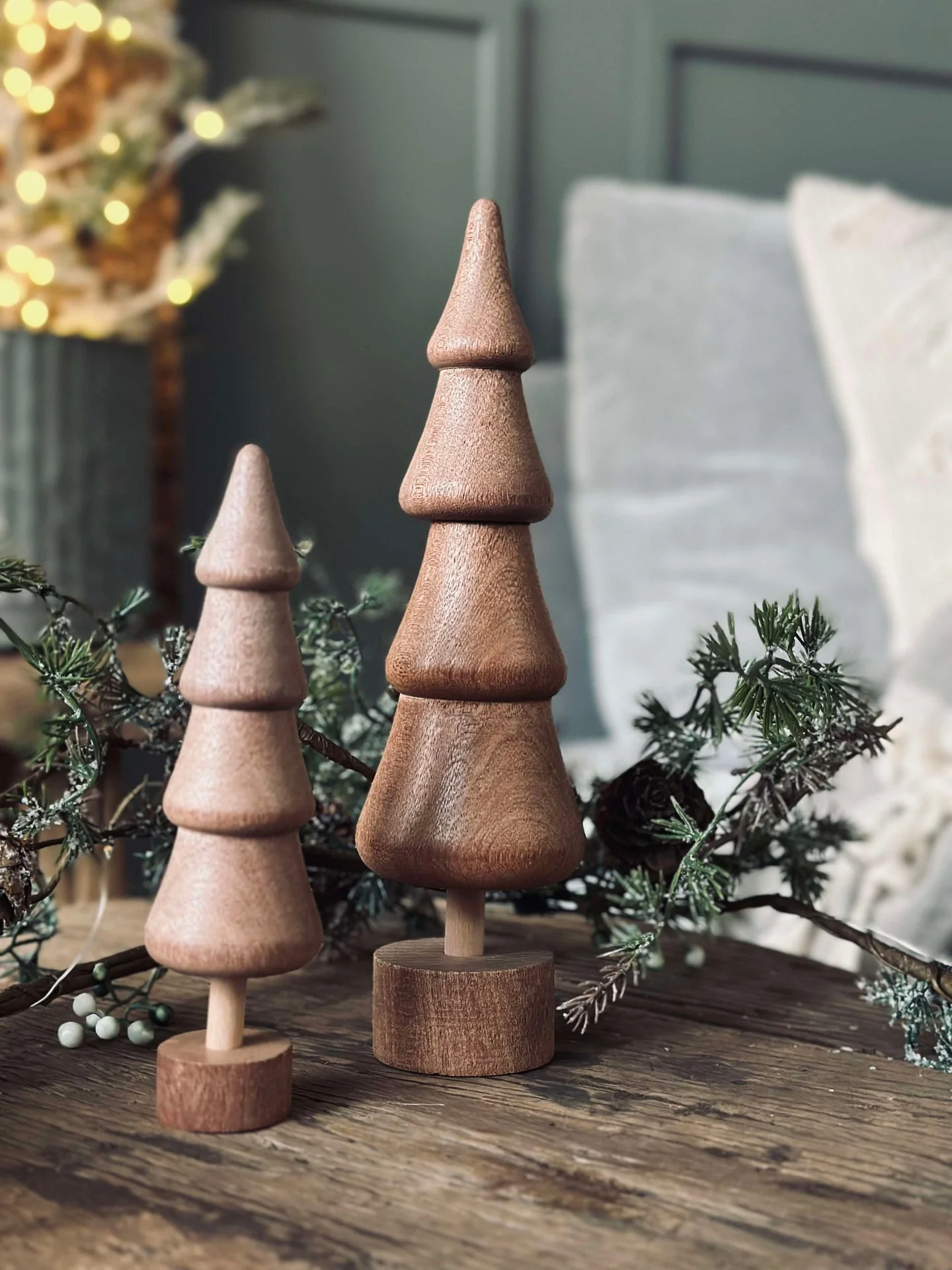 Juletre Wood - Brun small