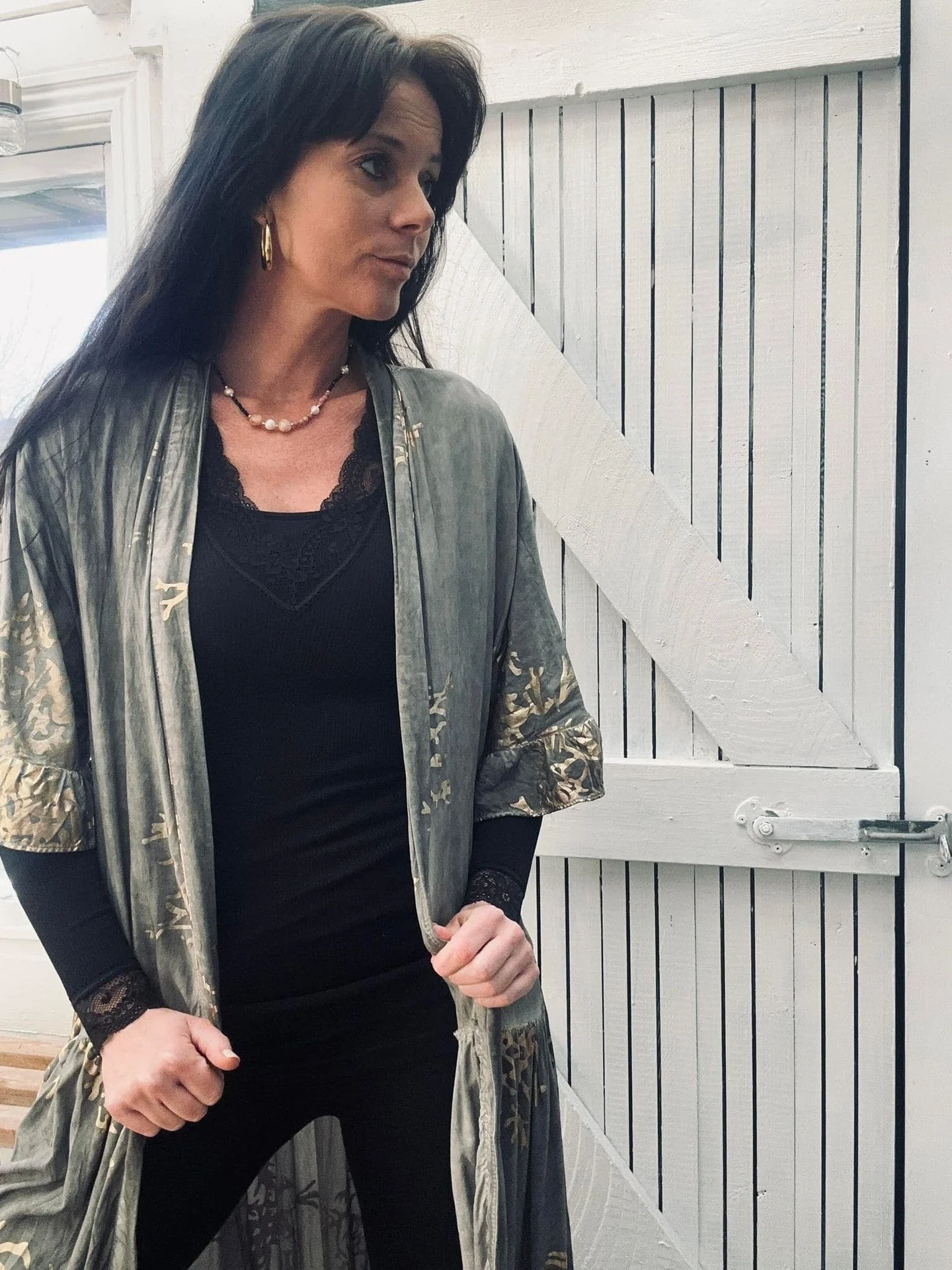 Kimono – Stone / Gold - Image 3