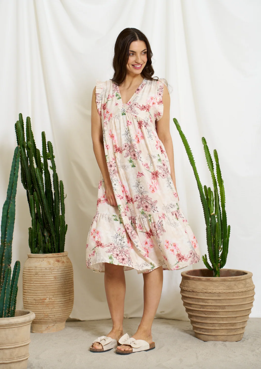 Kjole Anika Rose flower - Image 2