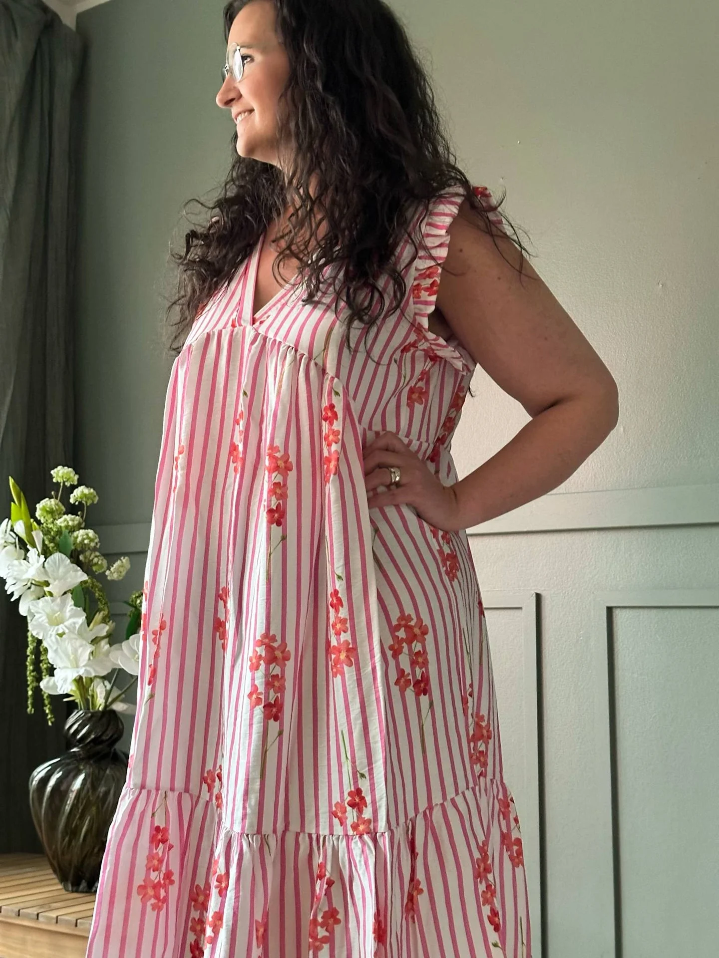 Kjole Anika Strib - Image 12