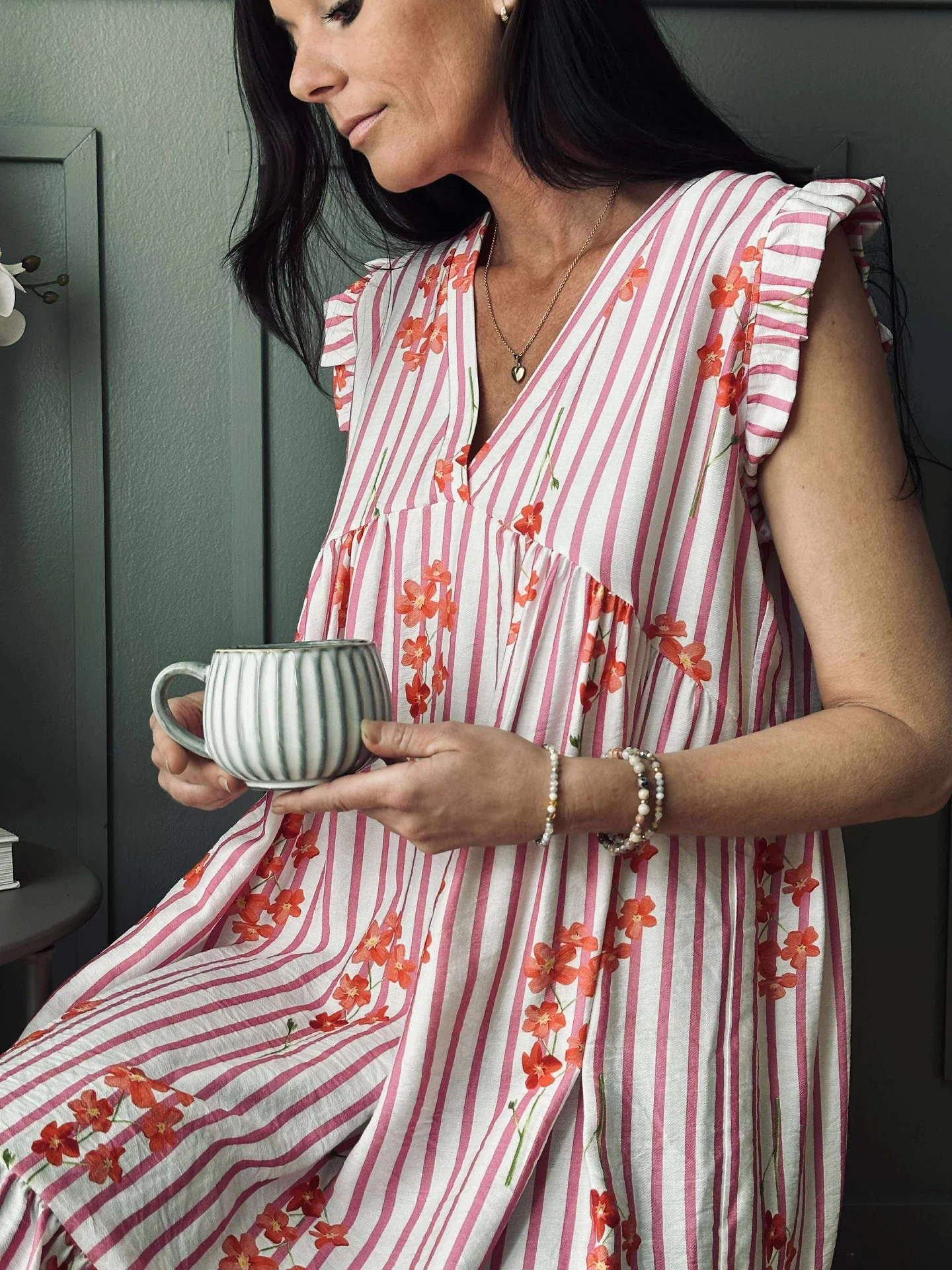 Kjole Anika Strib - Image 2