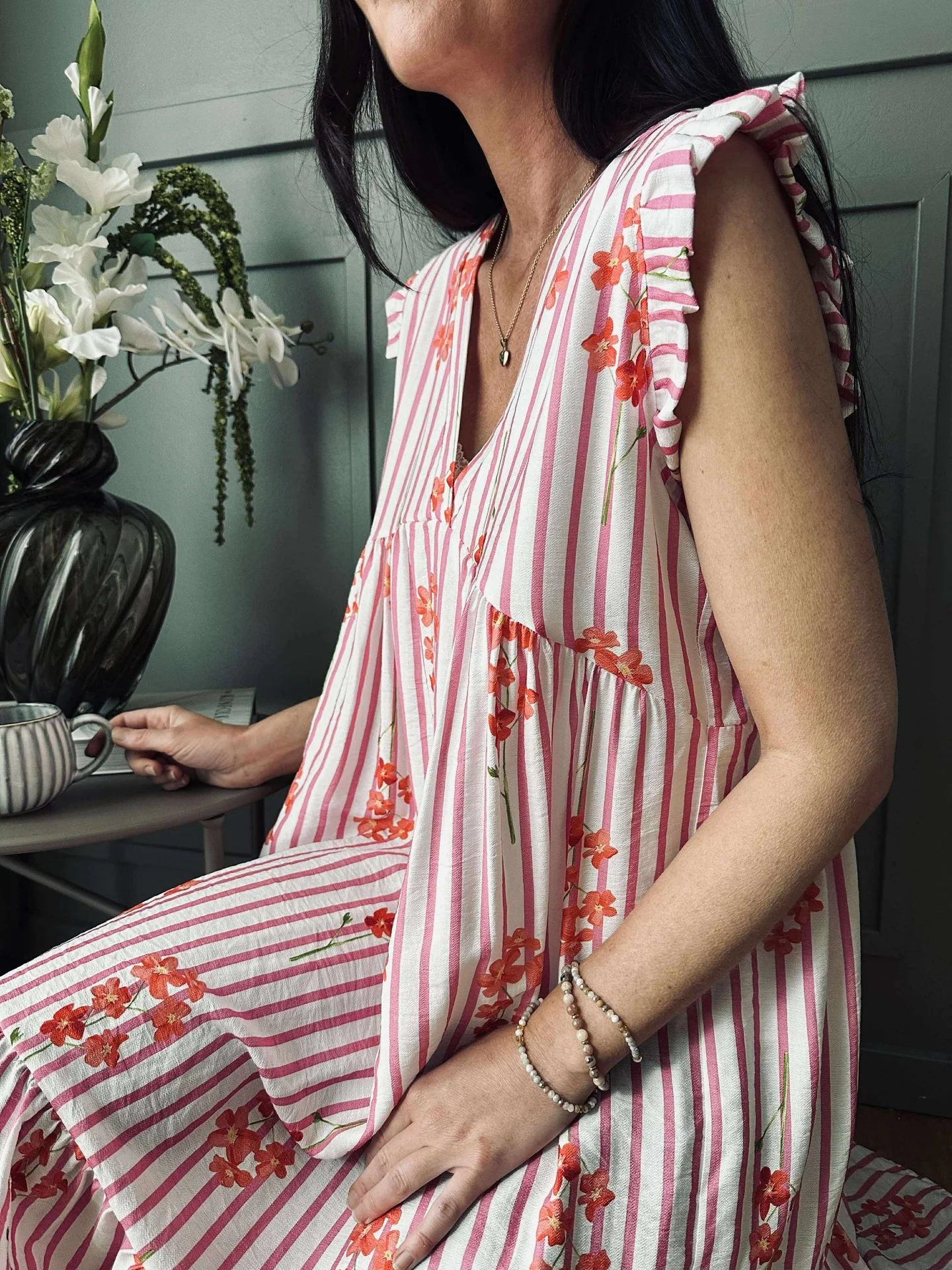 Kjole Anika Strib - Image 6
