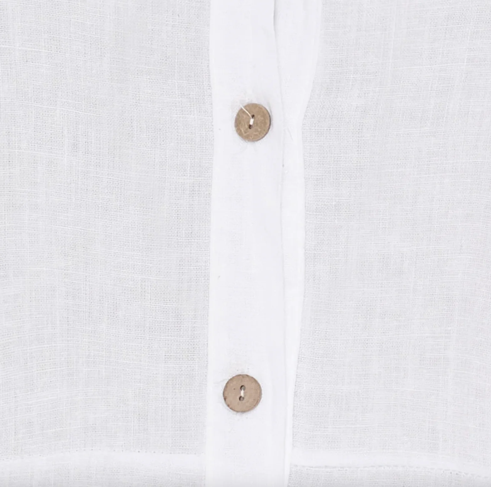 Kjole Linmix – White - Image 3