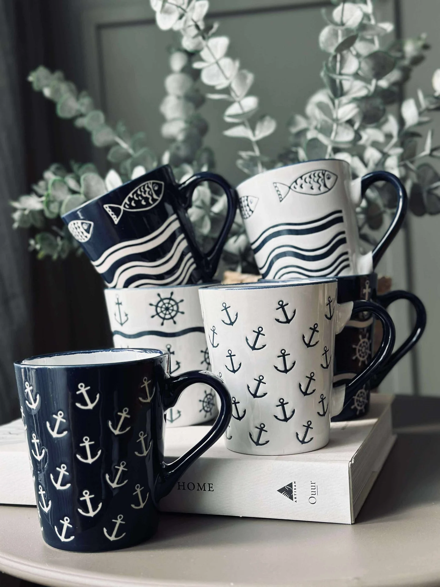 Krus i steintøy – Maritime MIX
