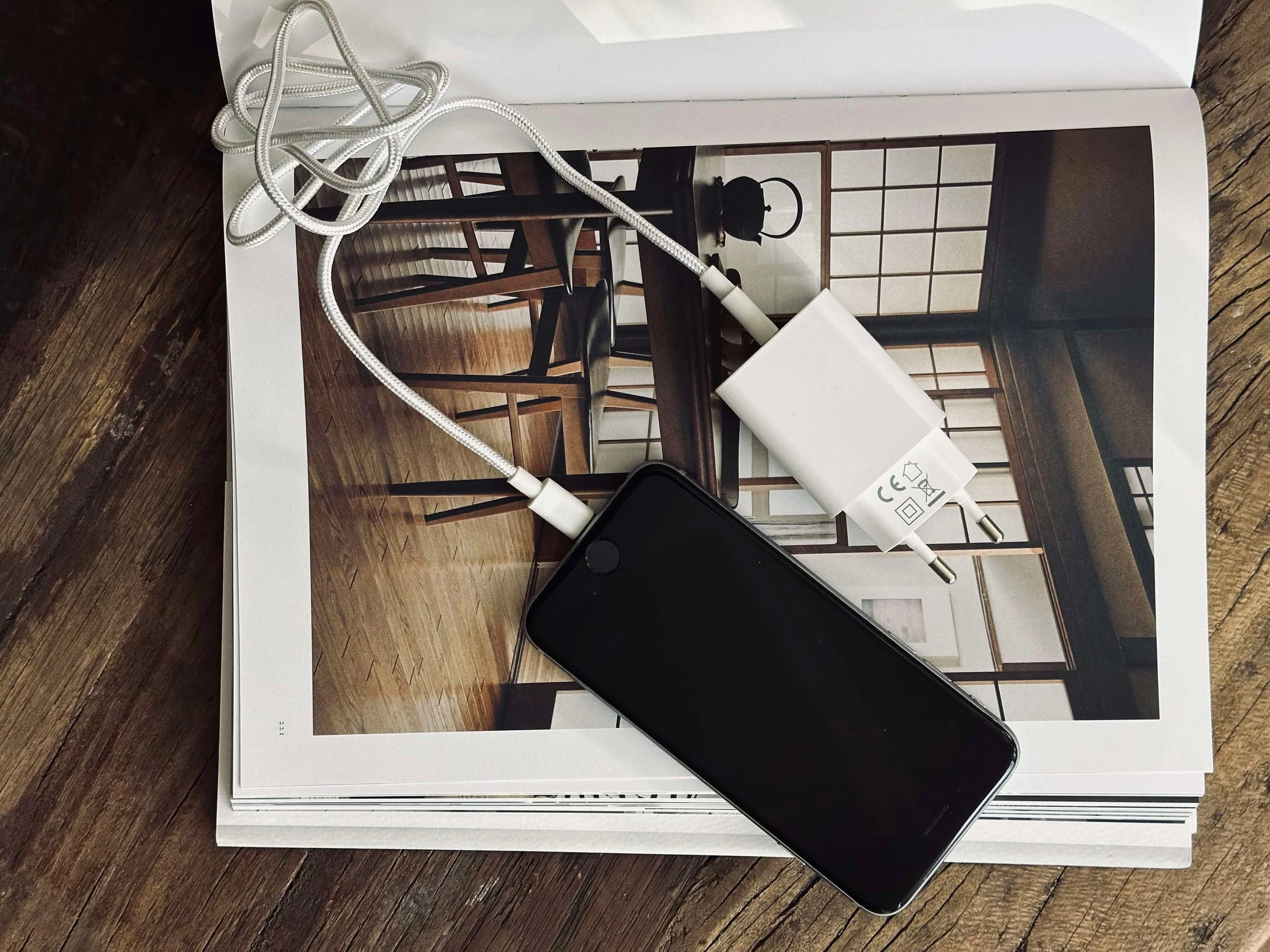 Lader USB-C + 1 m nylonkabel: USB-C til USB-C - Image 4