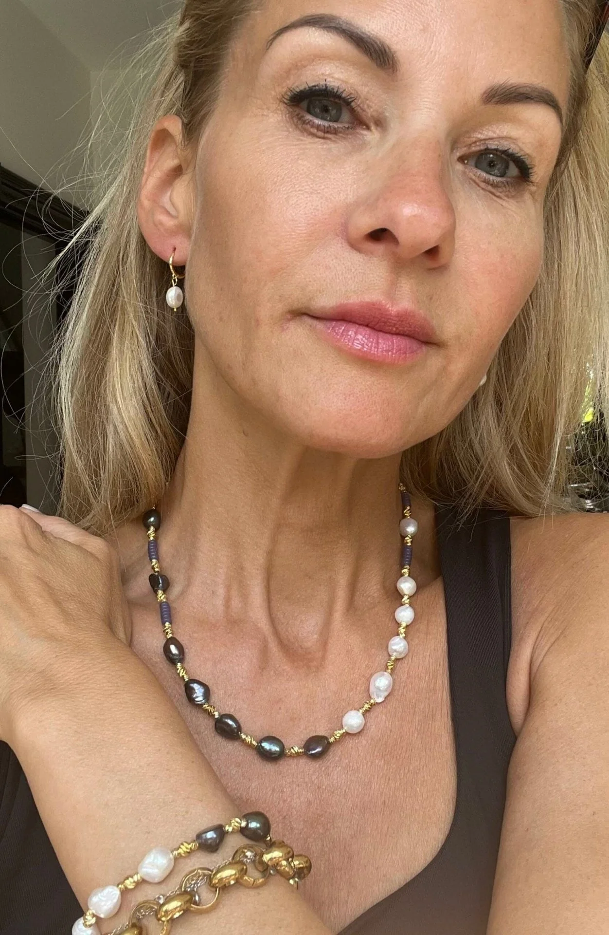 Armbånd Lærke ferskvannsperler - Image 4