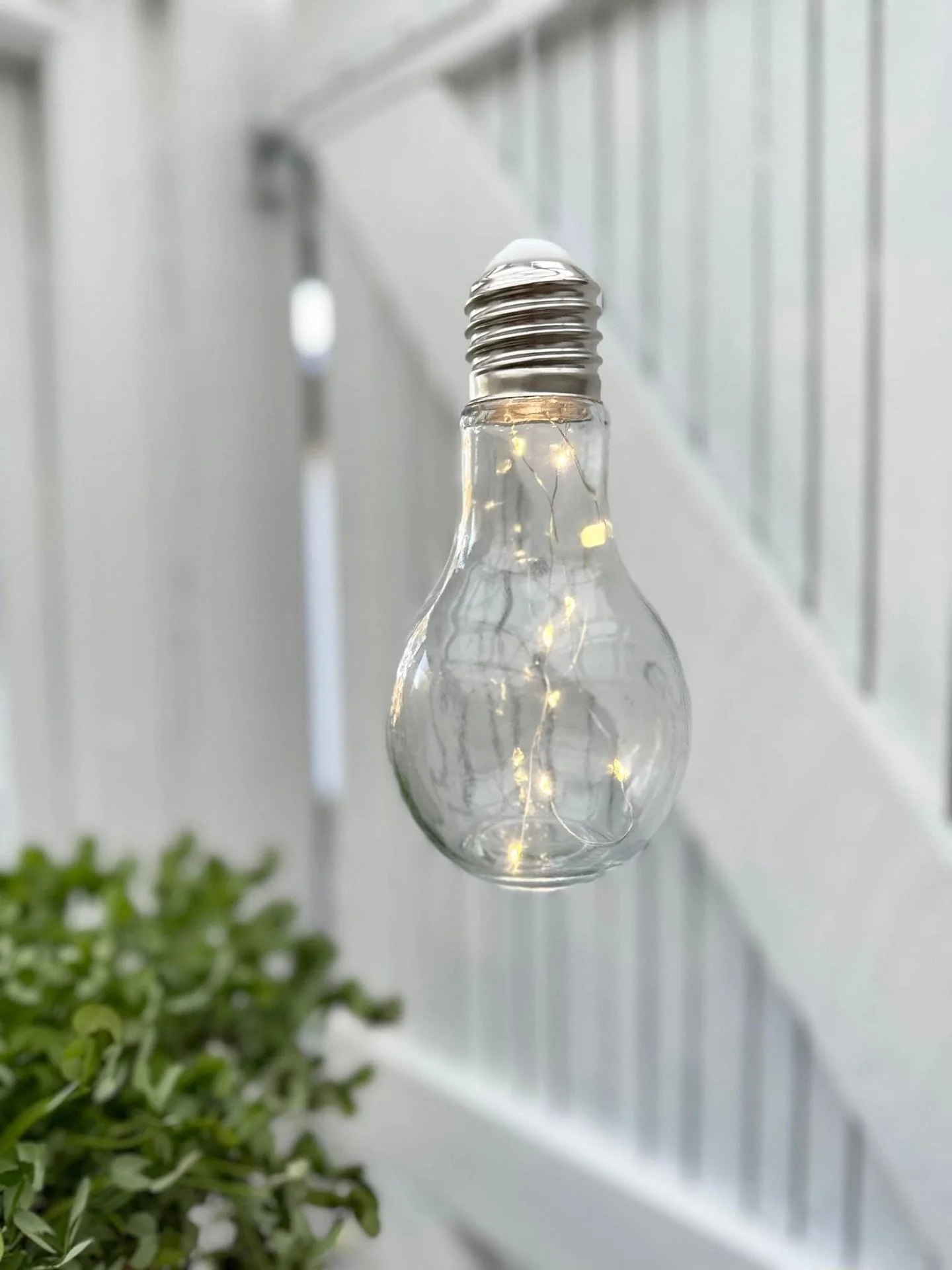 Lampe - LED-pære i glass med oppheng