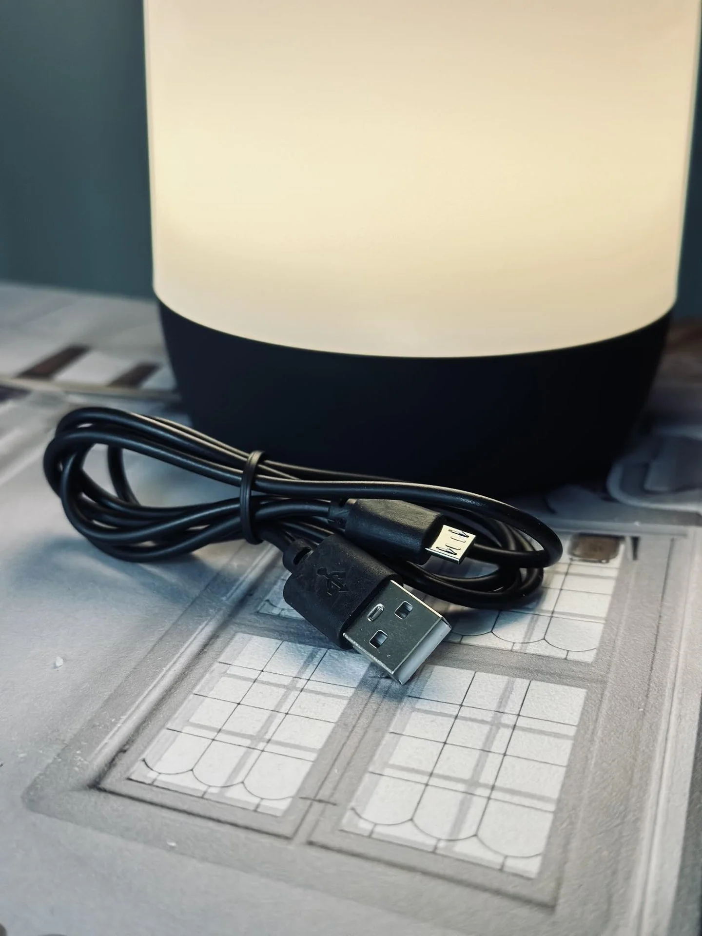 Lampe med solceller og touch - oppladbar Big size - Image 4