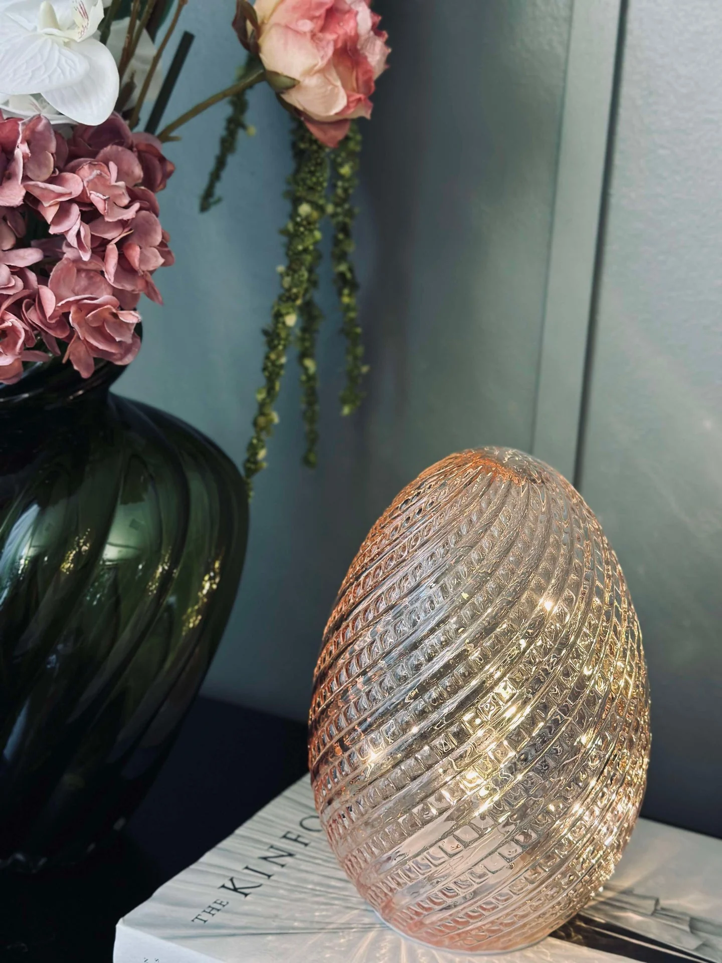 Lampe kule - Rose