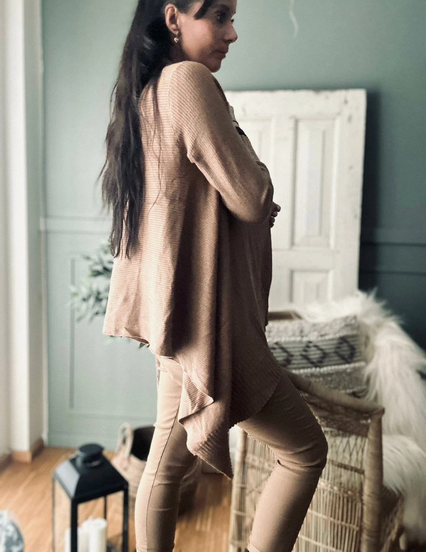 Cardigan Long style – Camel - Image 2