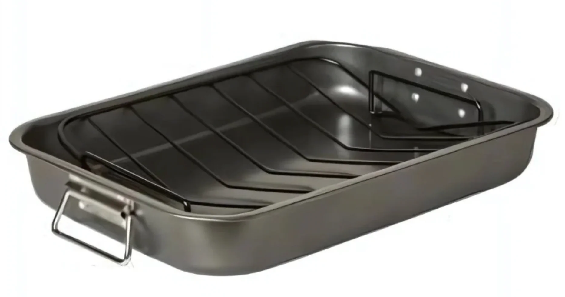 Bradepanne med rist - Nonstick - Image 2