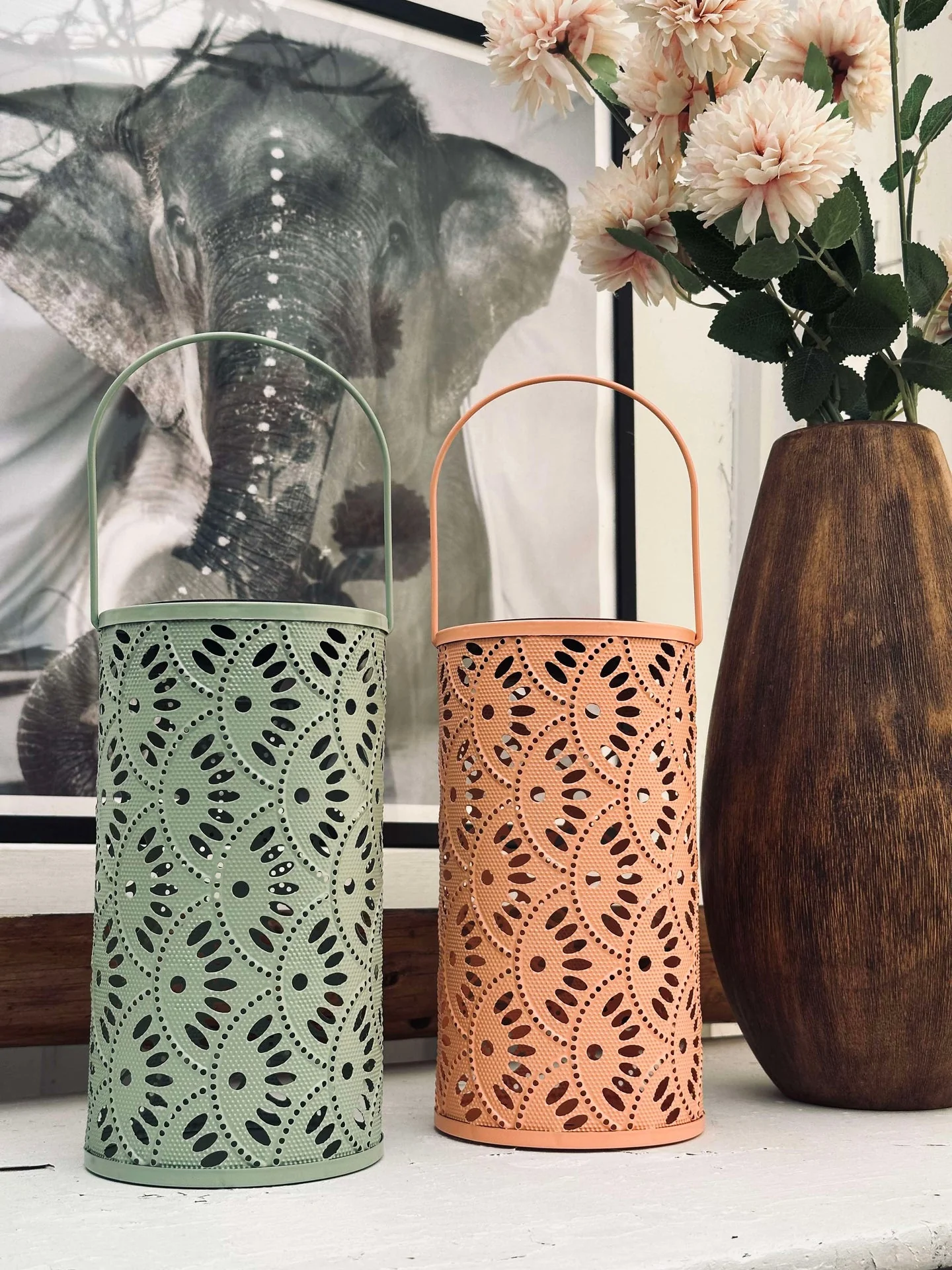 Lanterne DELI m. solceller – Coral - Image 5