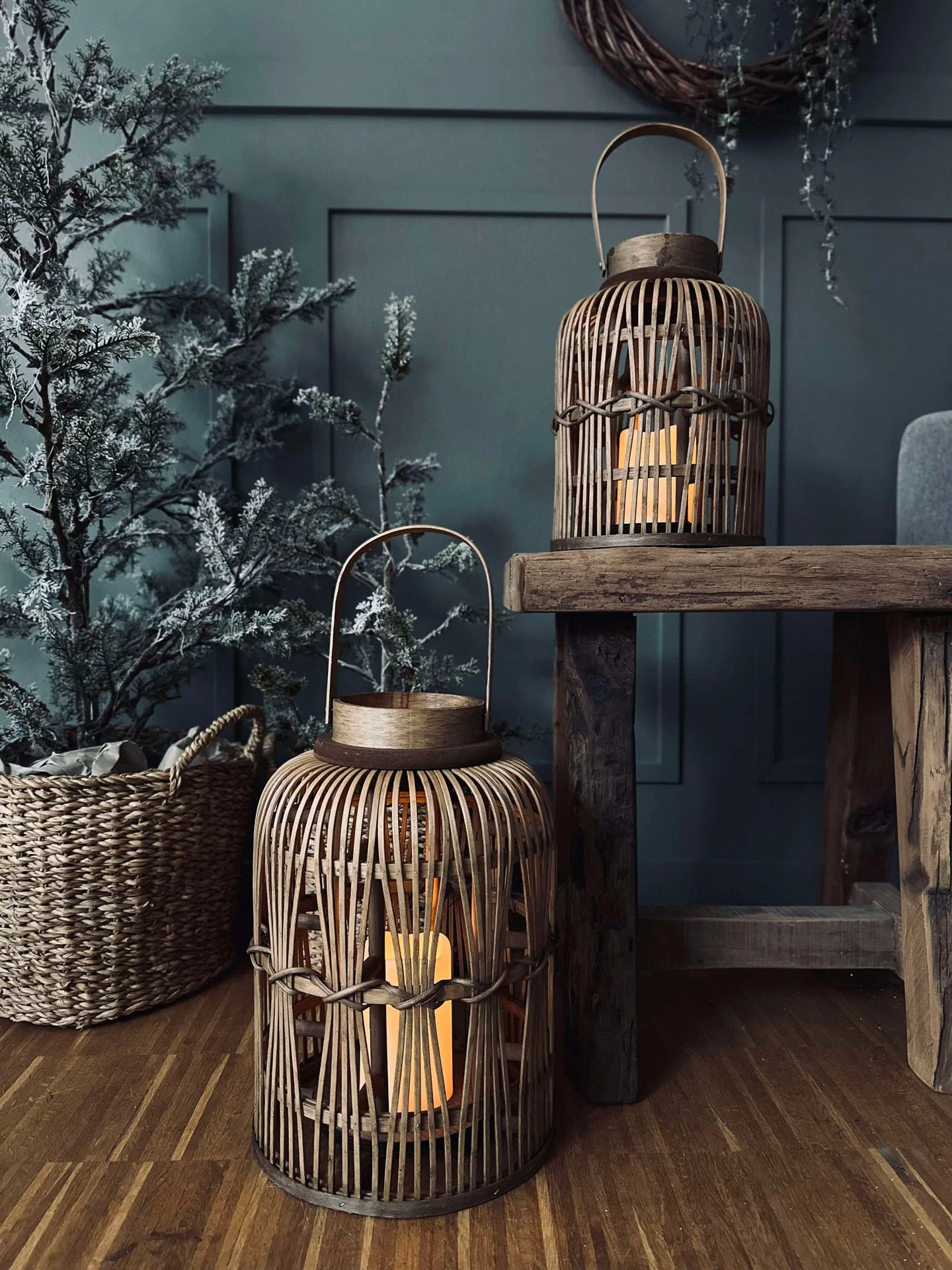 Lanterne med LED-lys - Large - Image 8