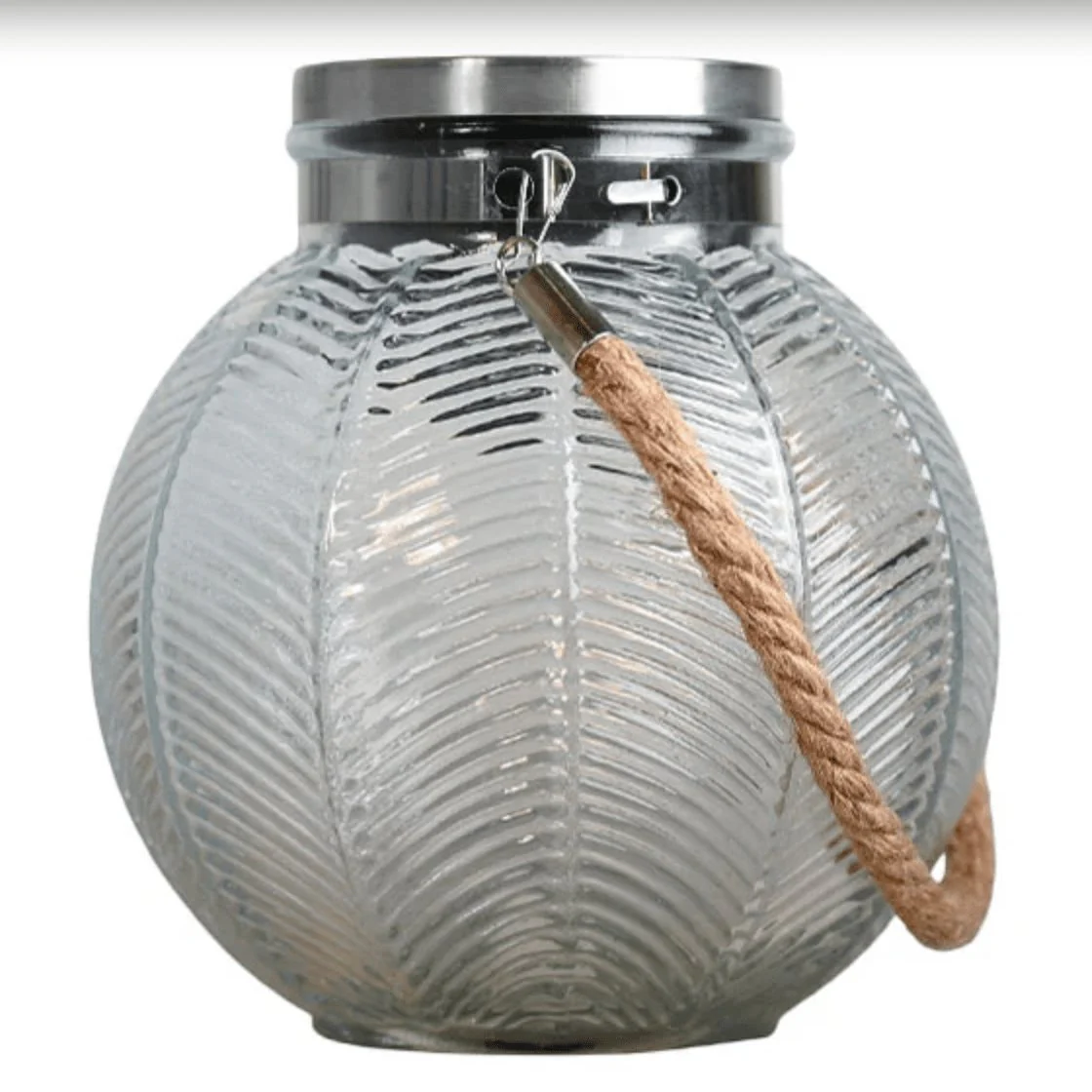 Lanterne med solceller – Nancy big clear - Image 3