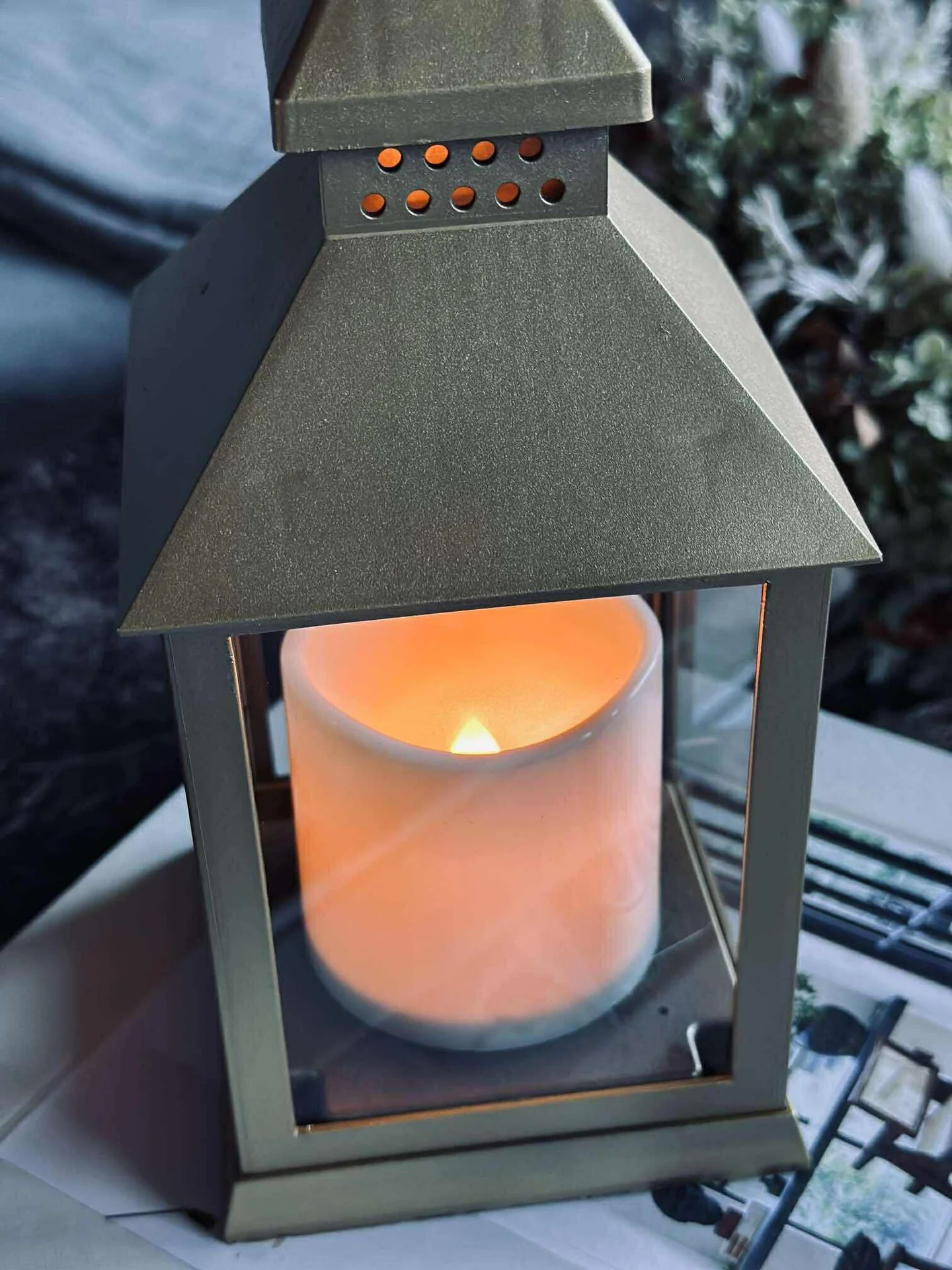 Lanterne med timer - Gold - Image 5