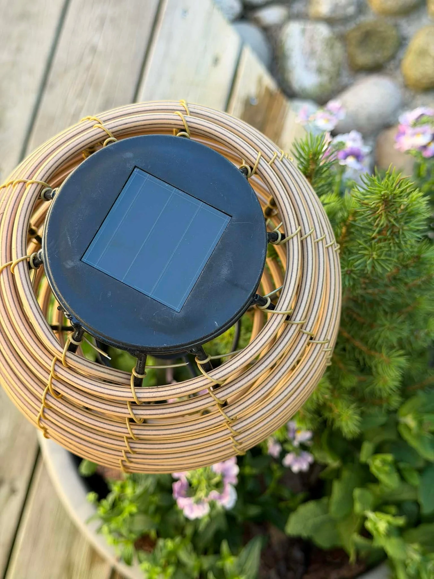 Lanterne på spyd 53 cm - Solar Natur - Image 4