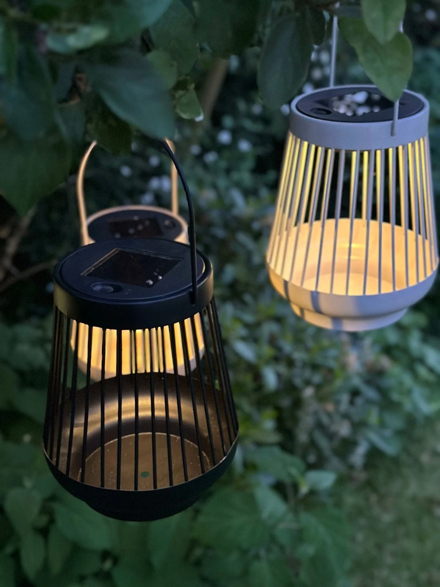 Lanterne ZANDA med solceller – Svart