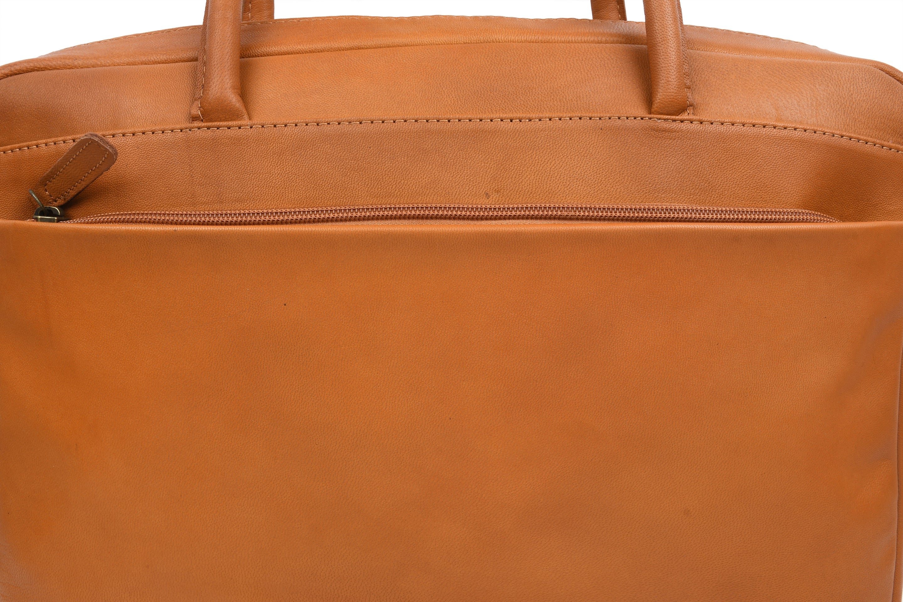 Laptoptaske Faust dobbelt - Cognac - Image 14