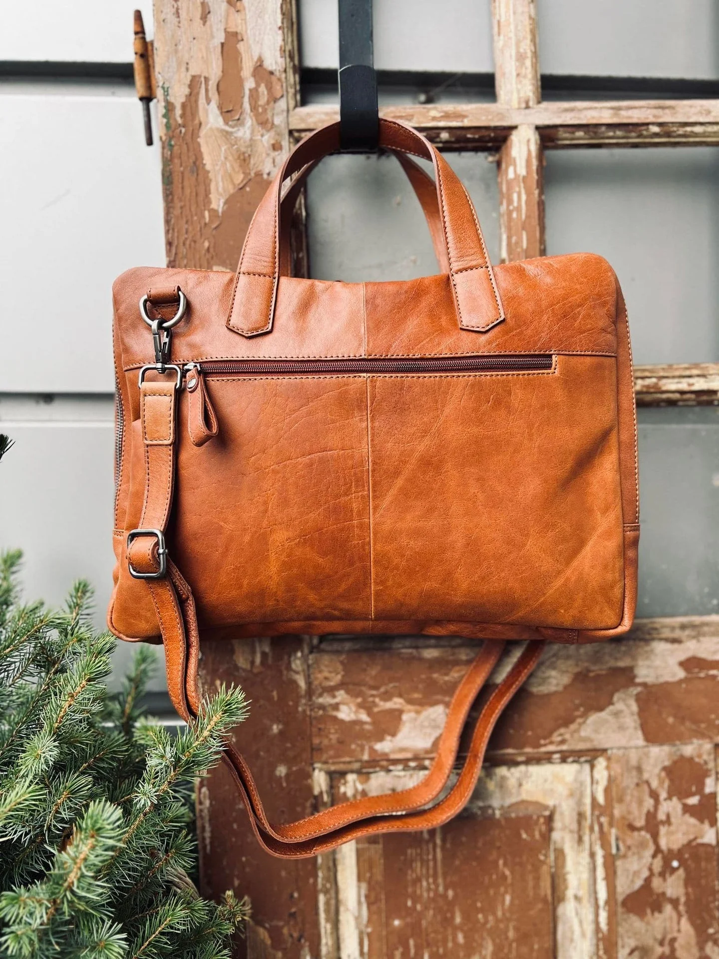 Laptopveske - LUND Cognac - Image 6