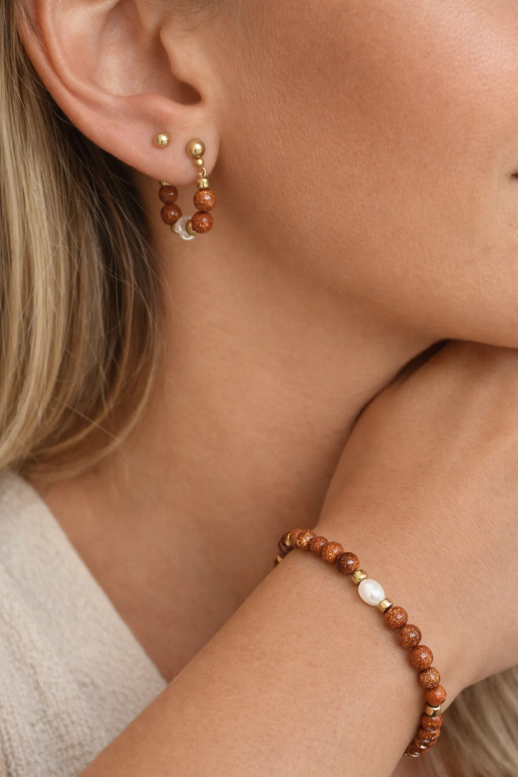 Leah Sett Cognac – Sett med 3 stk - Image 2