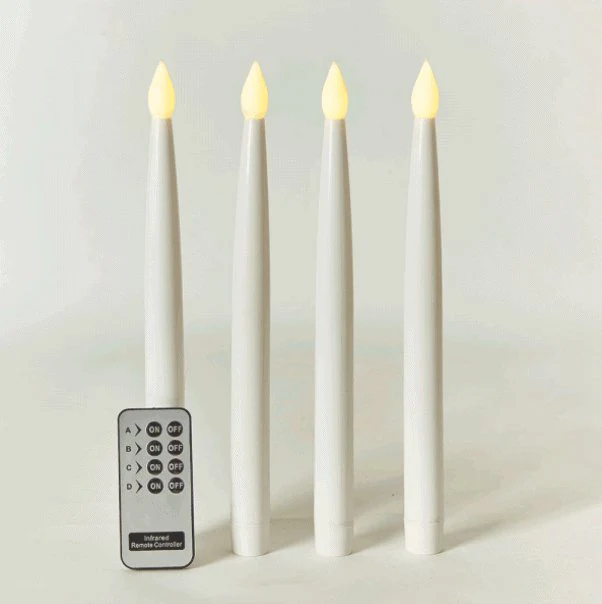 LED Adventsstake lys med fjernkontroll