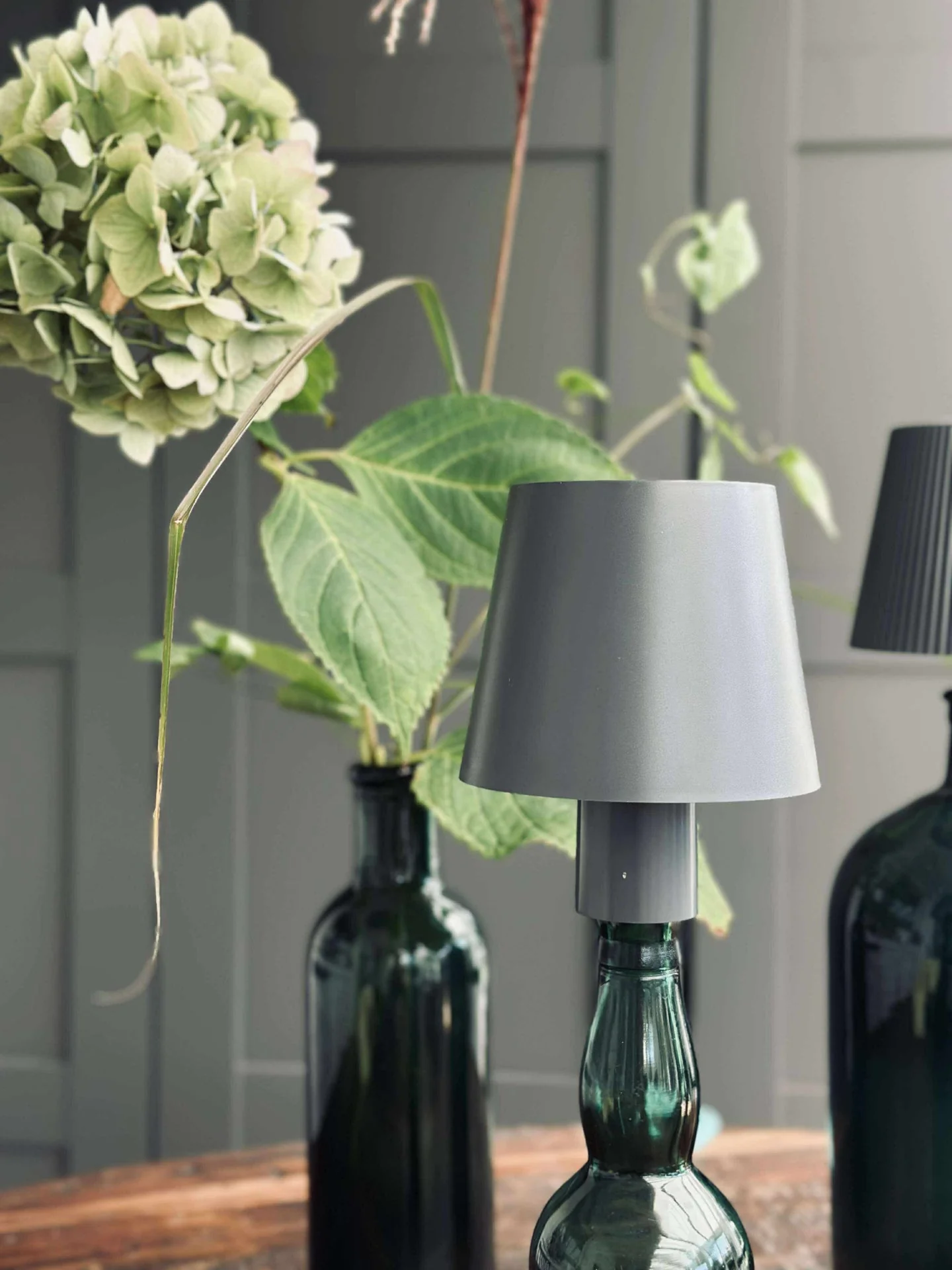 LED-lampe til vinflaske - Grå MIX - Image 2