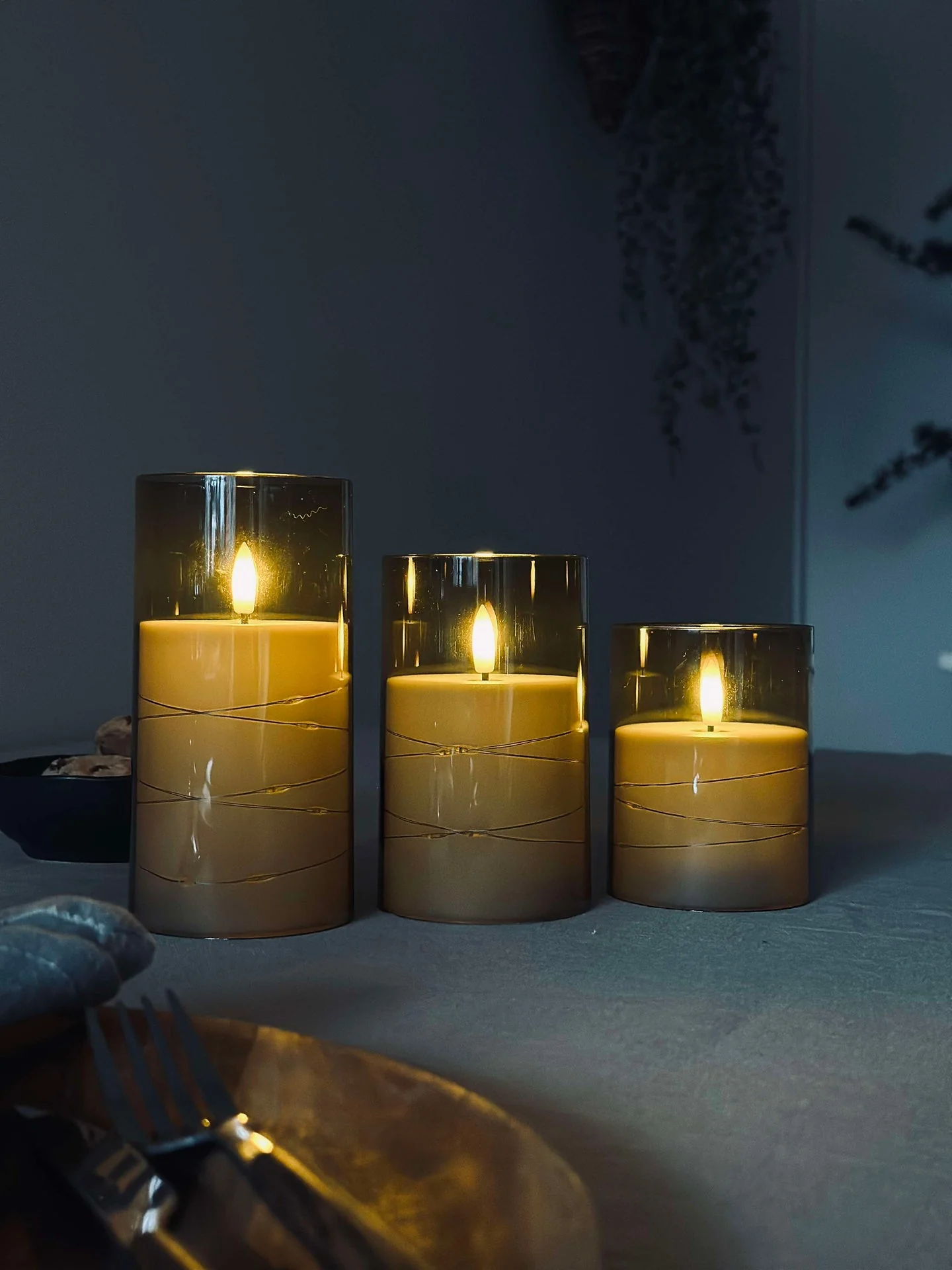 LED-lys ALMA 3 stk m. fjernkontroll - Image 16