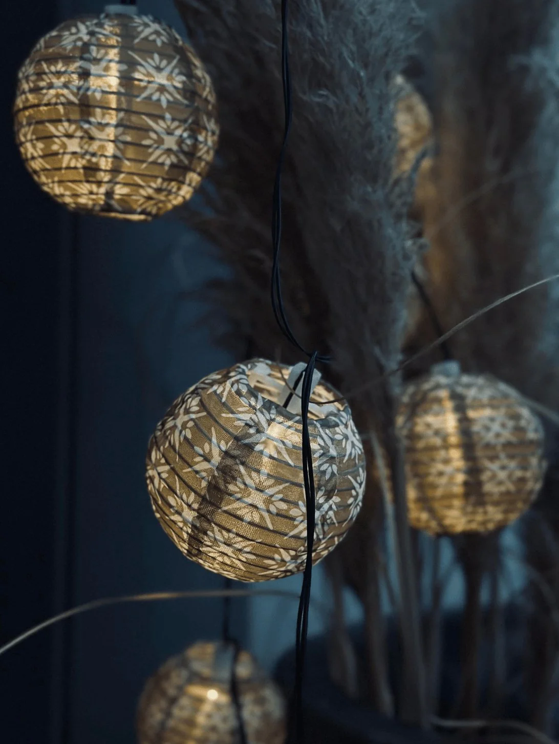 LED-lyskjede med solceller - Summer golden - Image 13