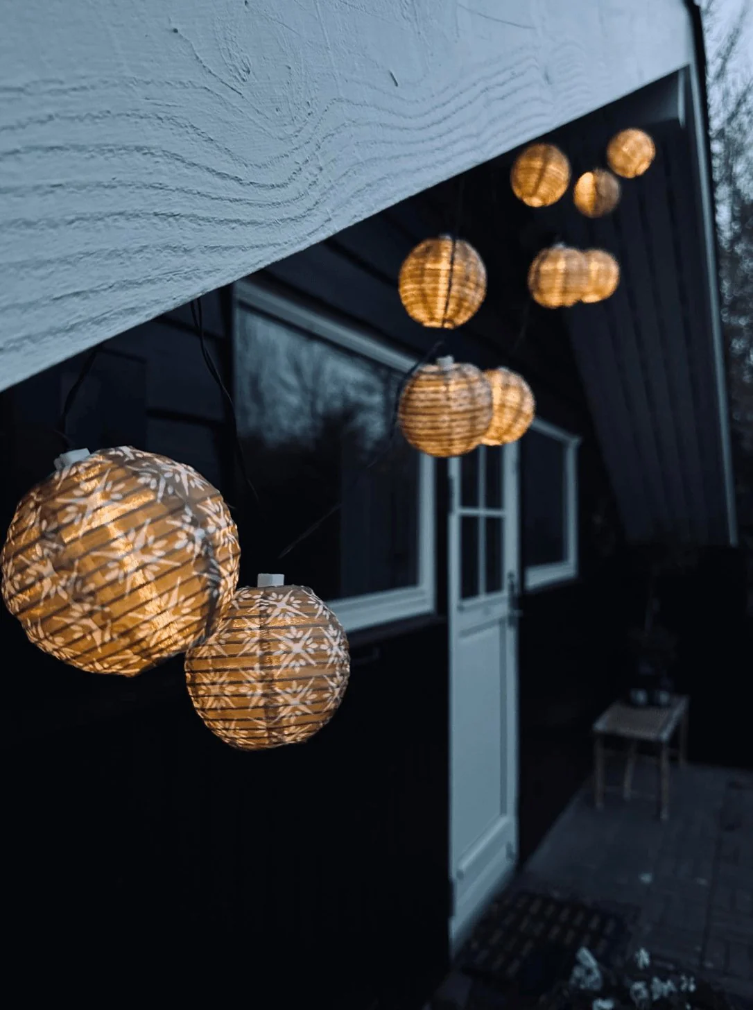 LED-lyskjede med solceller - Summer golden - Image 3