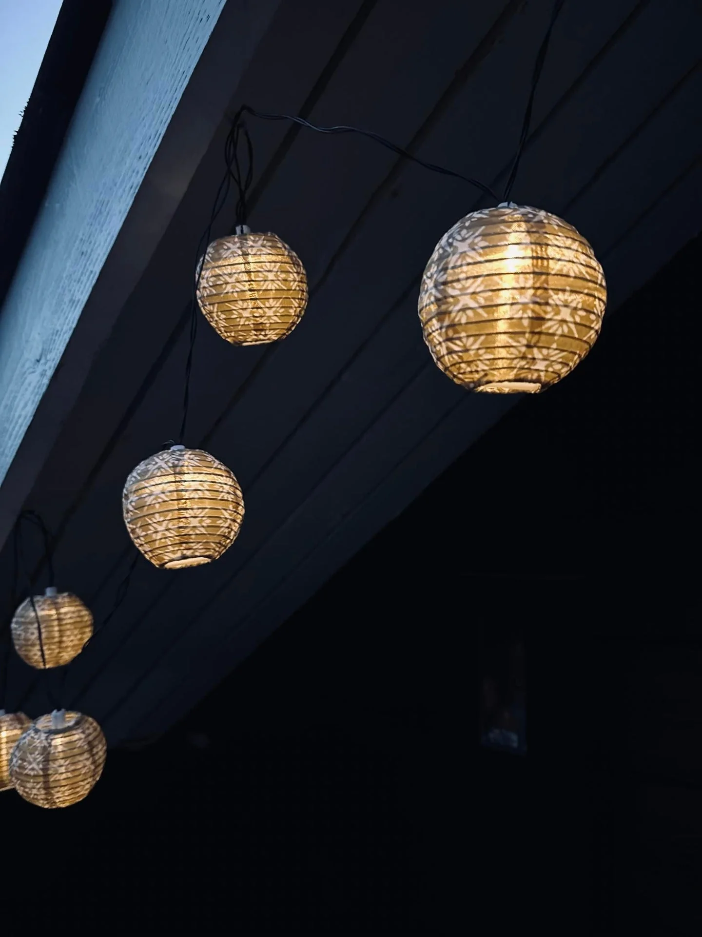 LED-lyskjede med solceller - Summer golden - Image 4