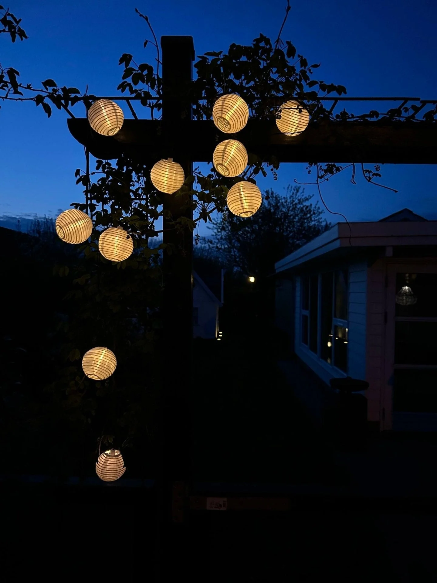LED solcelle-lyskjede Mary, 20 hvite kuler - Image 7