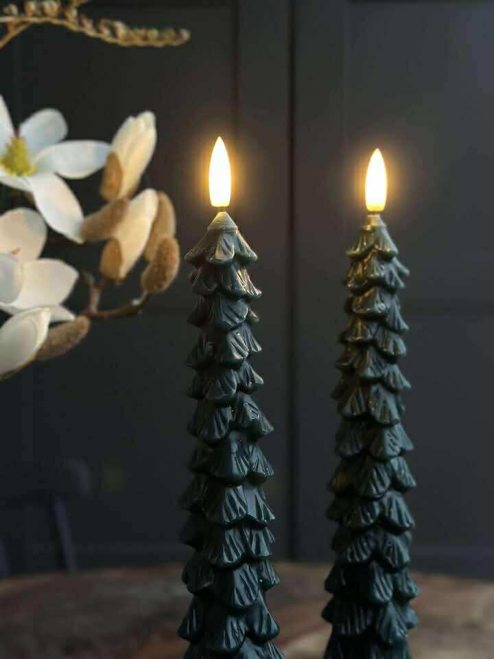 LED-stakelys 2 stk - Juletre - Image 6