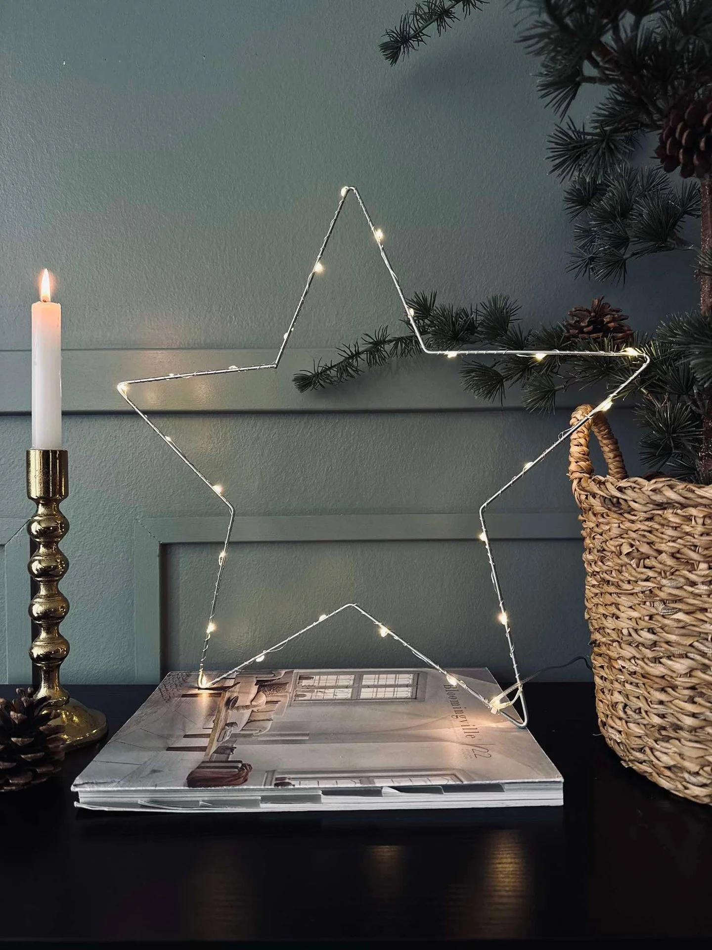 LED-stjerne sølv 45 cm - Godkjent for innendørs og utendørs - Image 5