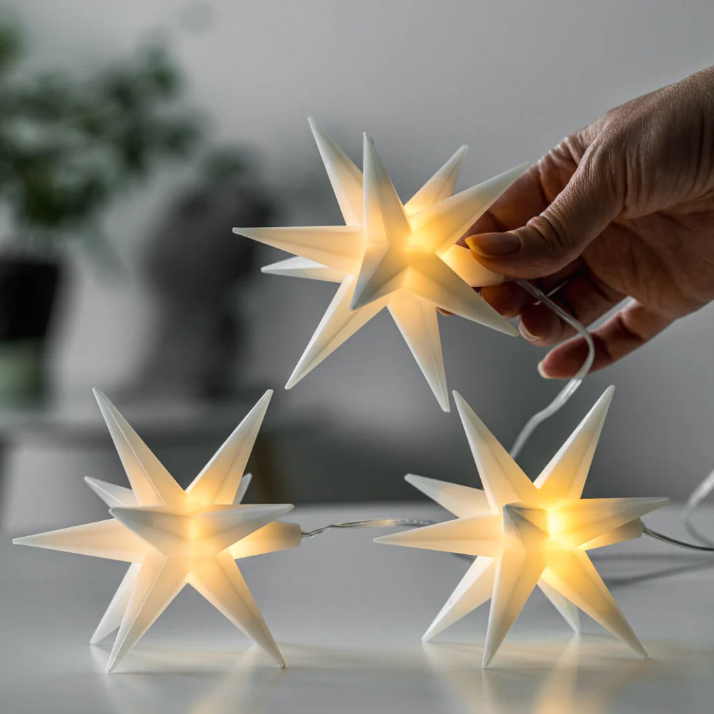 LED stjernelys - 1 stk. - Image 3
