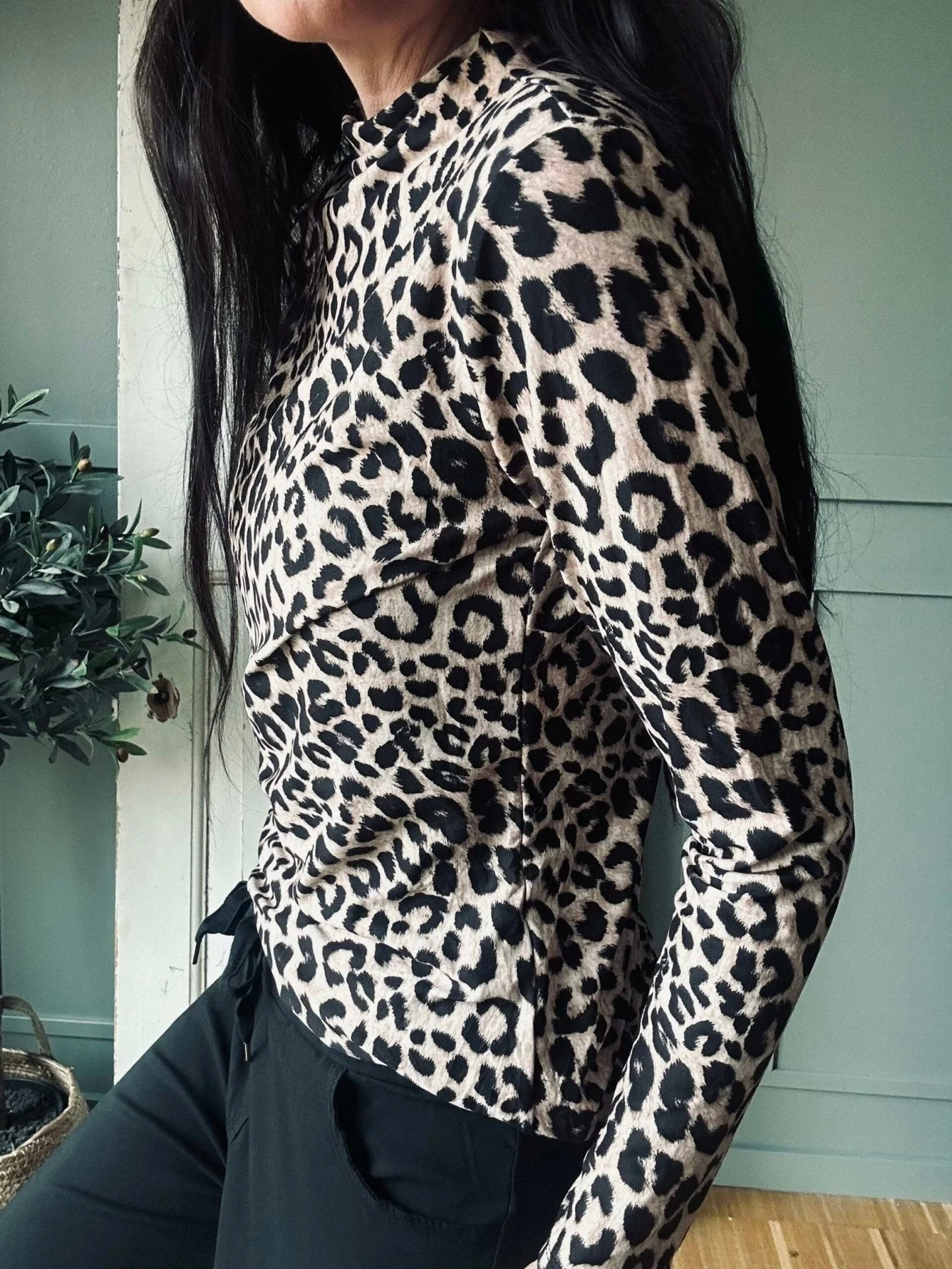Bluse Leopard - Ultra myk