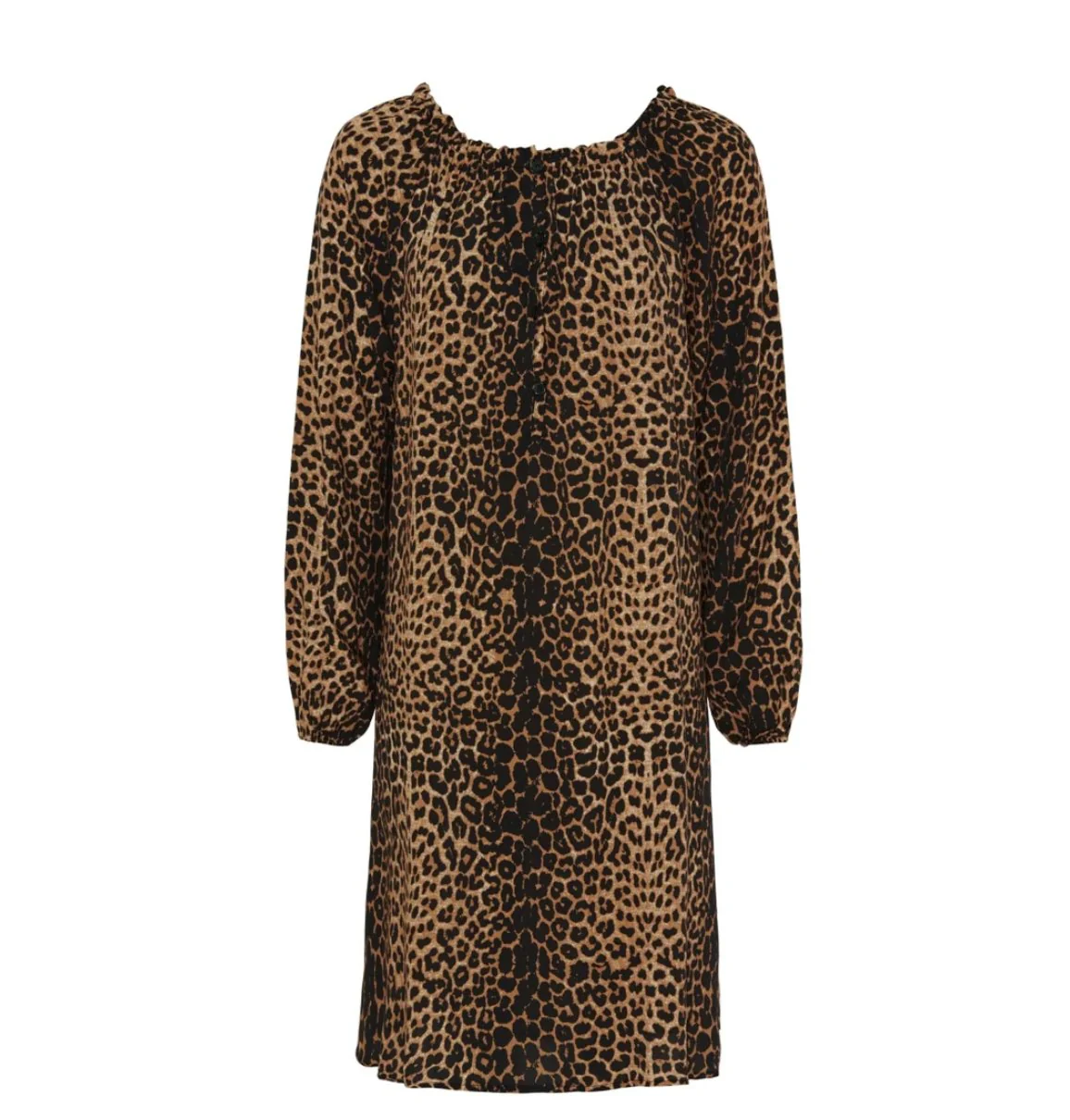 Kjole leopard – Mellomlang - Image 2