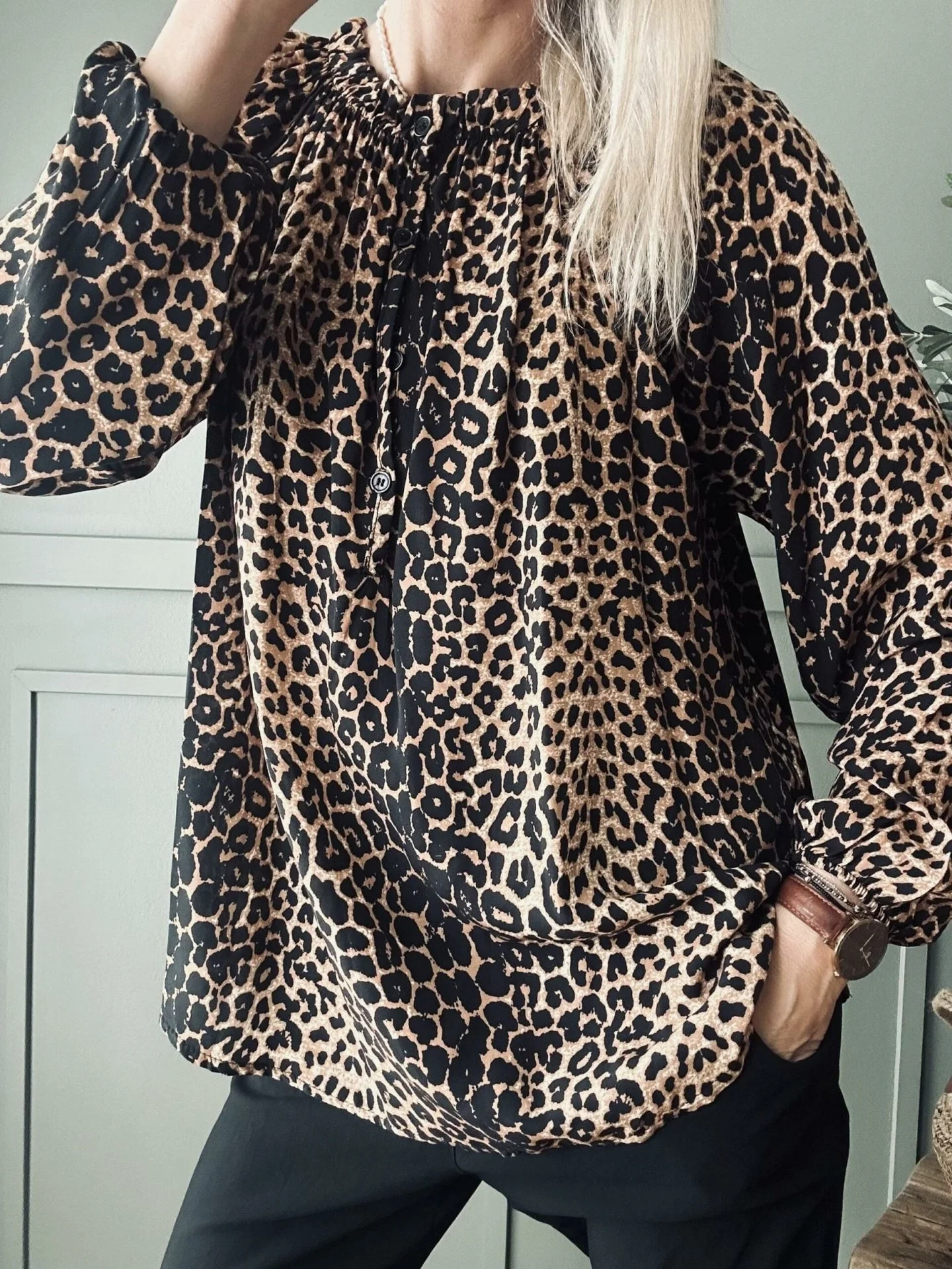 Bluse Leopard